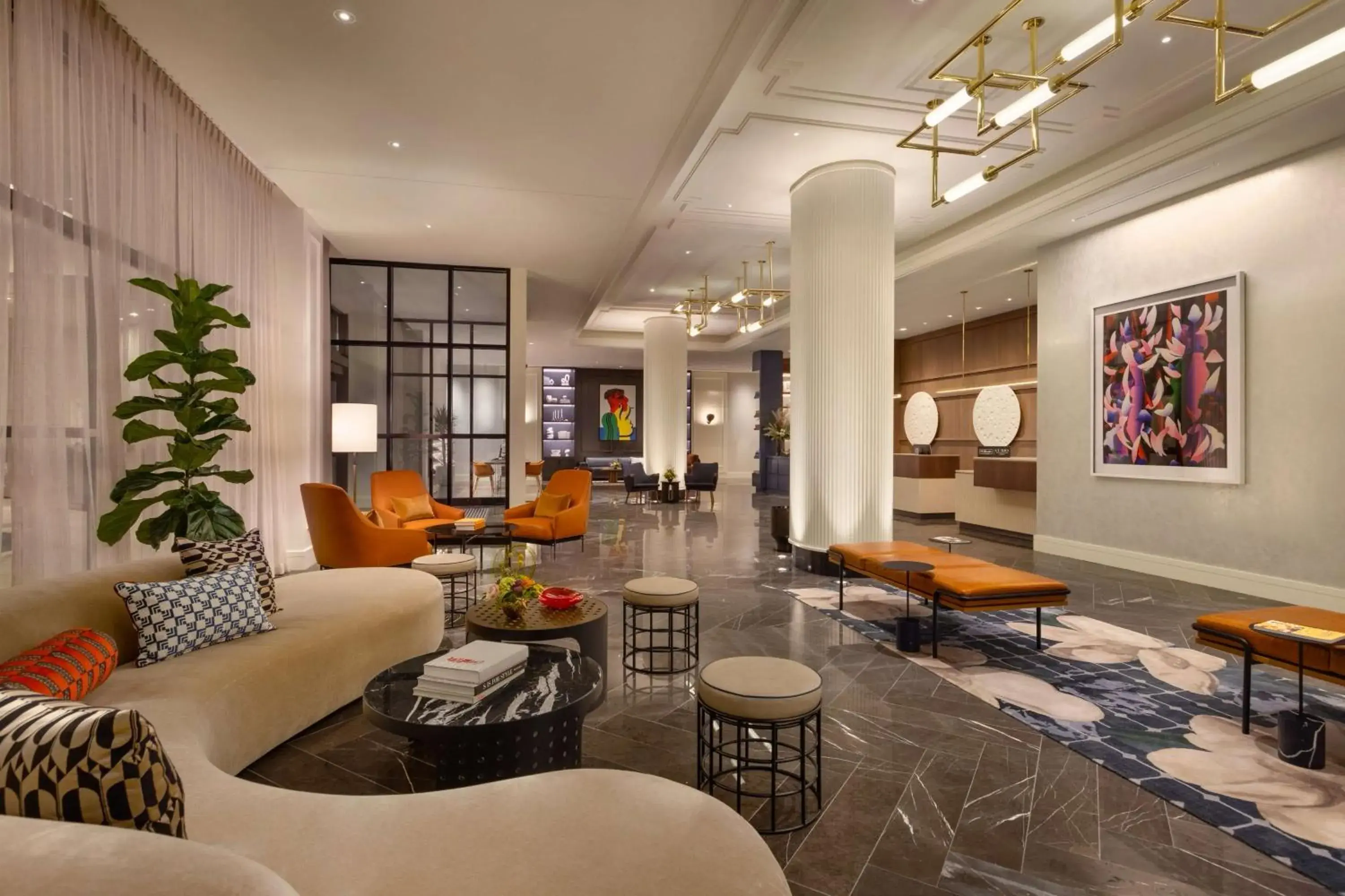 Lobby or reception in 106 Jefferson Huntsville, Curio Collection by Hilton Lobby or reception in 106 Jefferson Huntsville, Curio Collection by Hilton