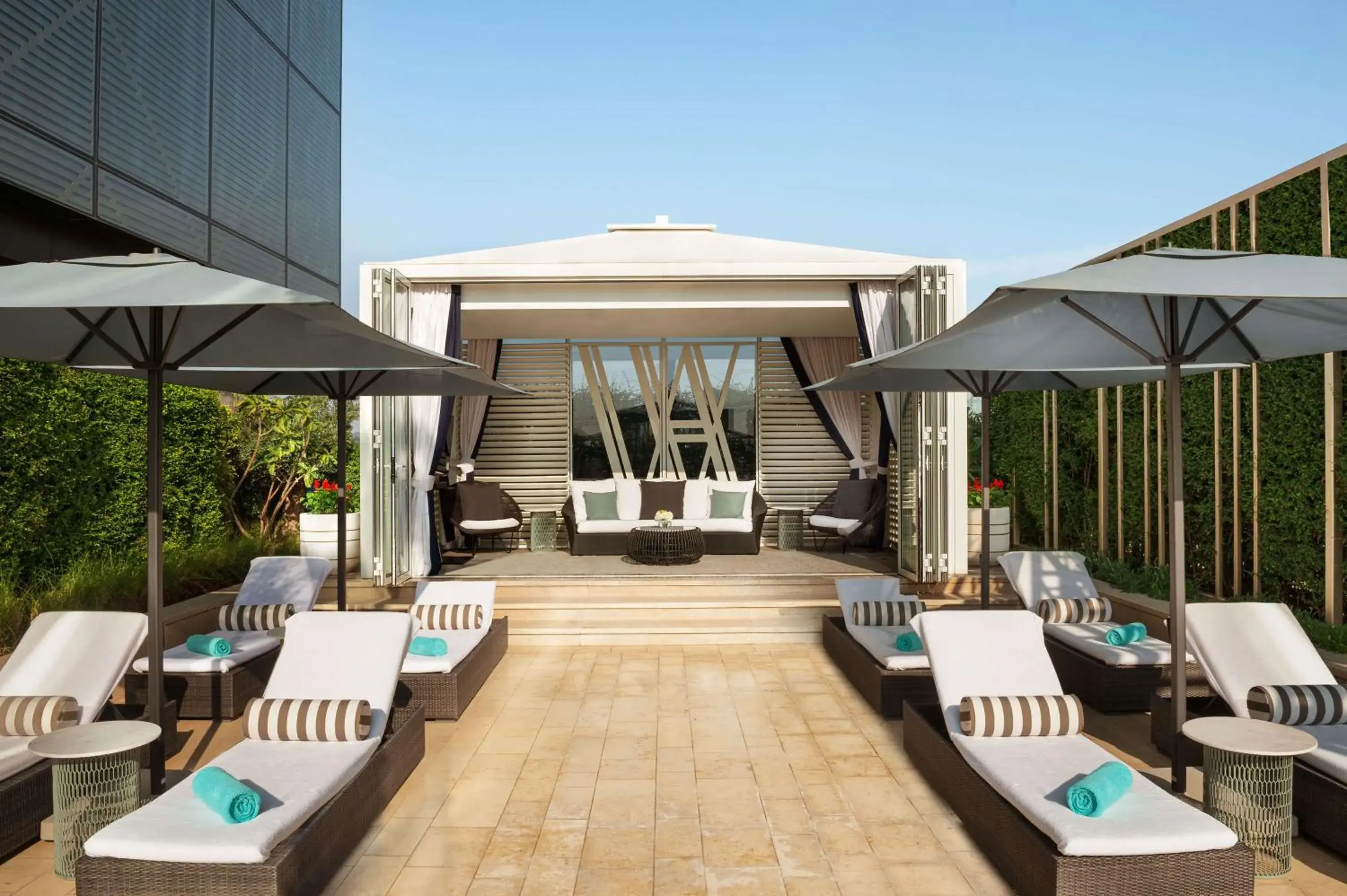 Pool view in Waldorf Astoria Kuwait Pool view in Waldorf Astoria Kuwait