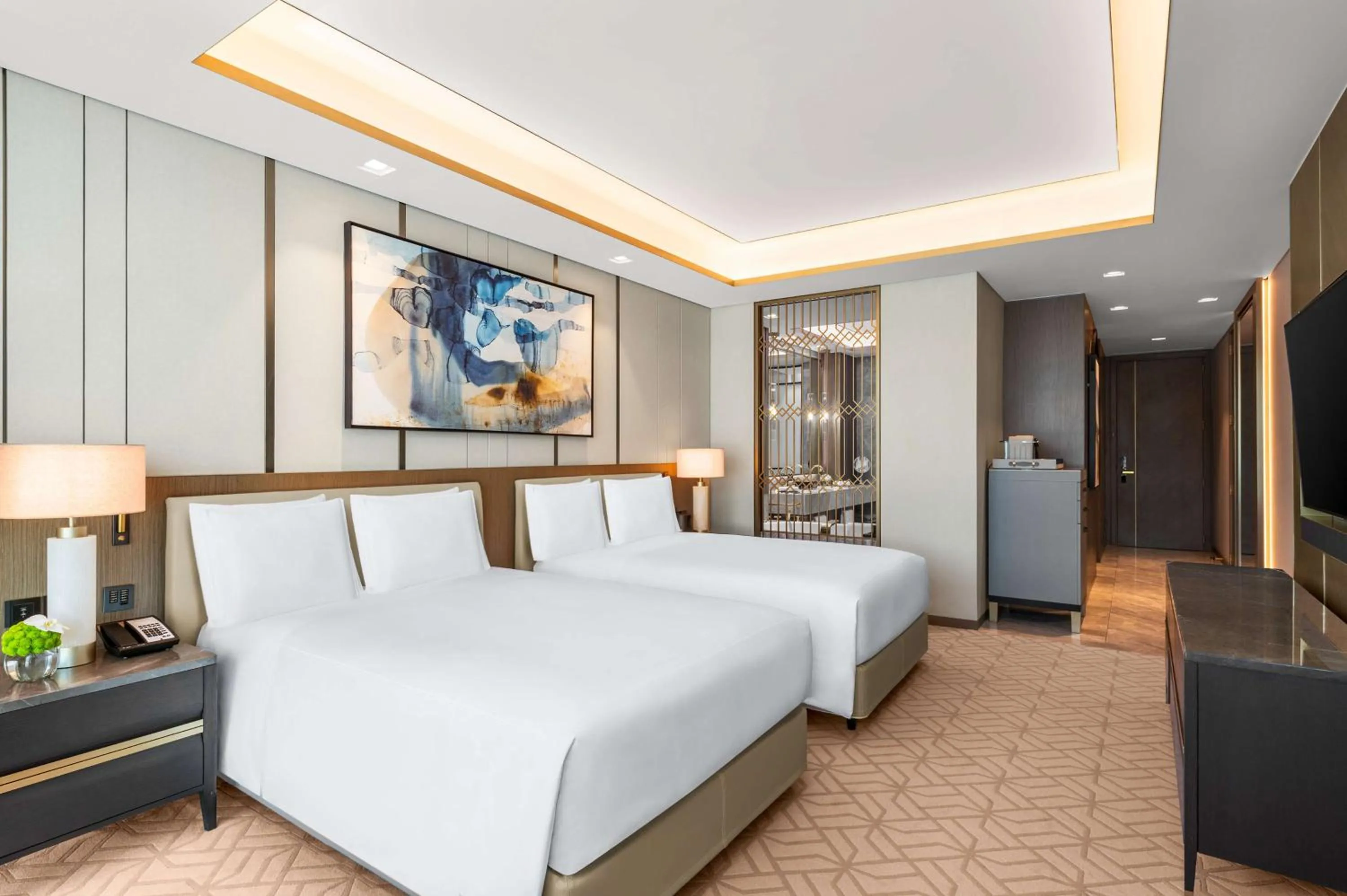 Bed in Waldorf Astoria Kuwait