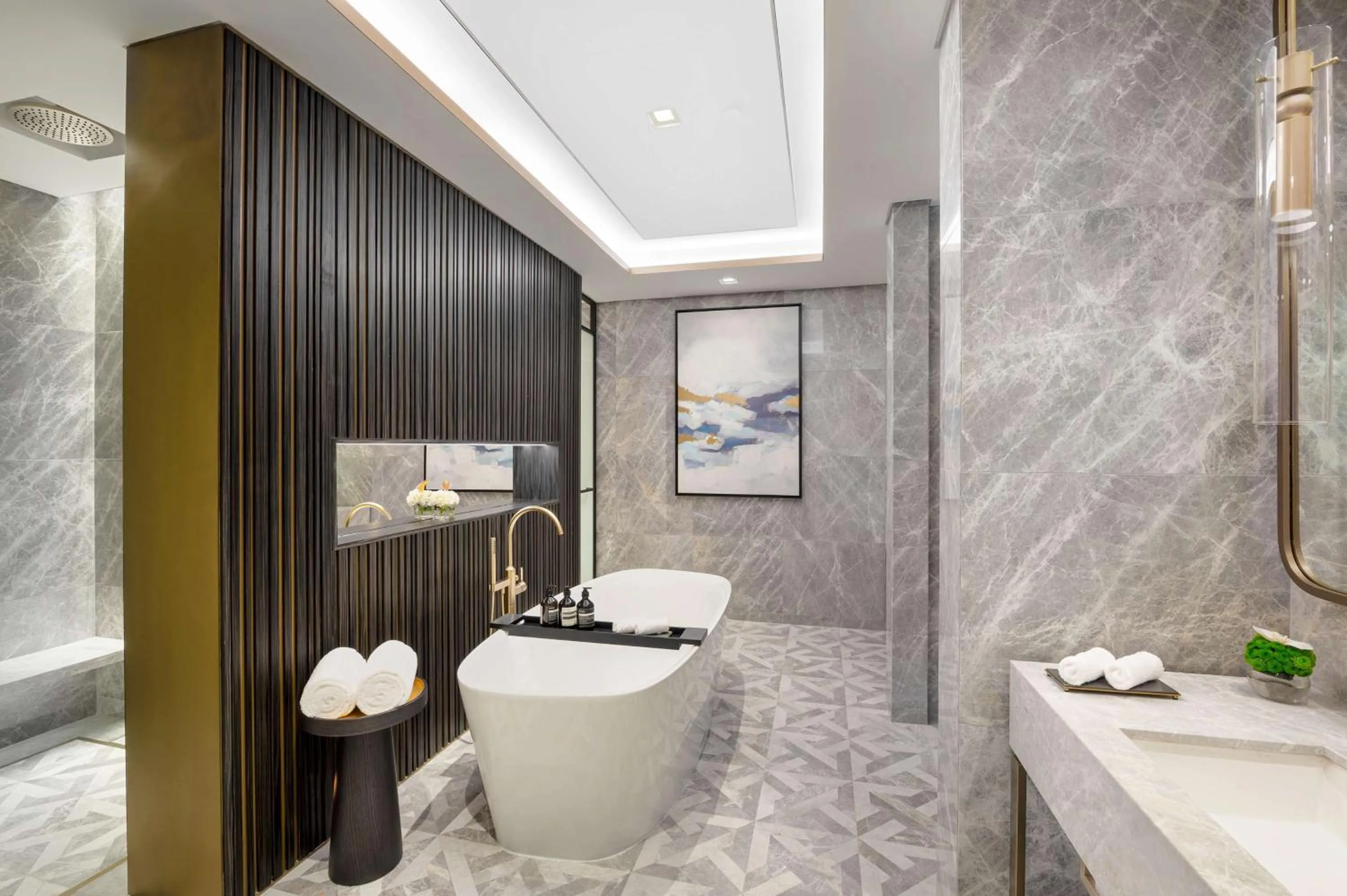 Bathroom in Waldorf Astoria Kuwait