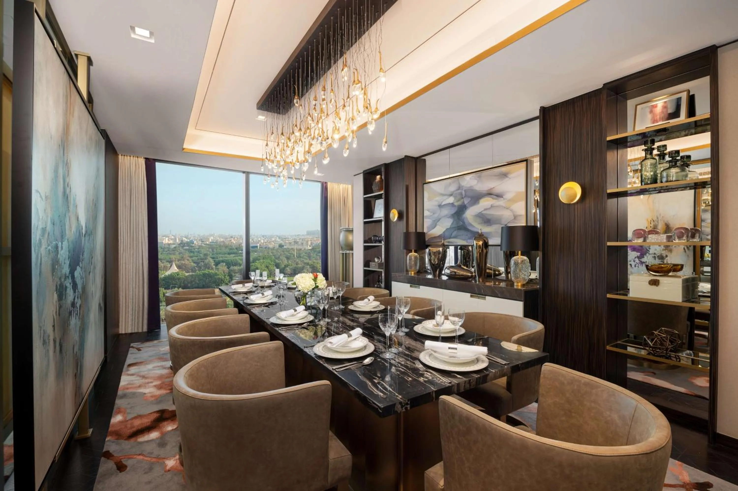 Living room in Waldorf Astoria Kuwait