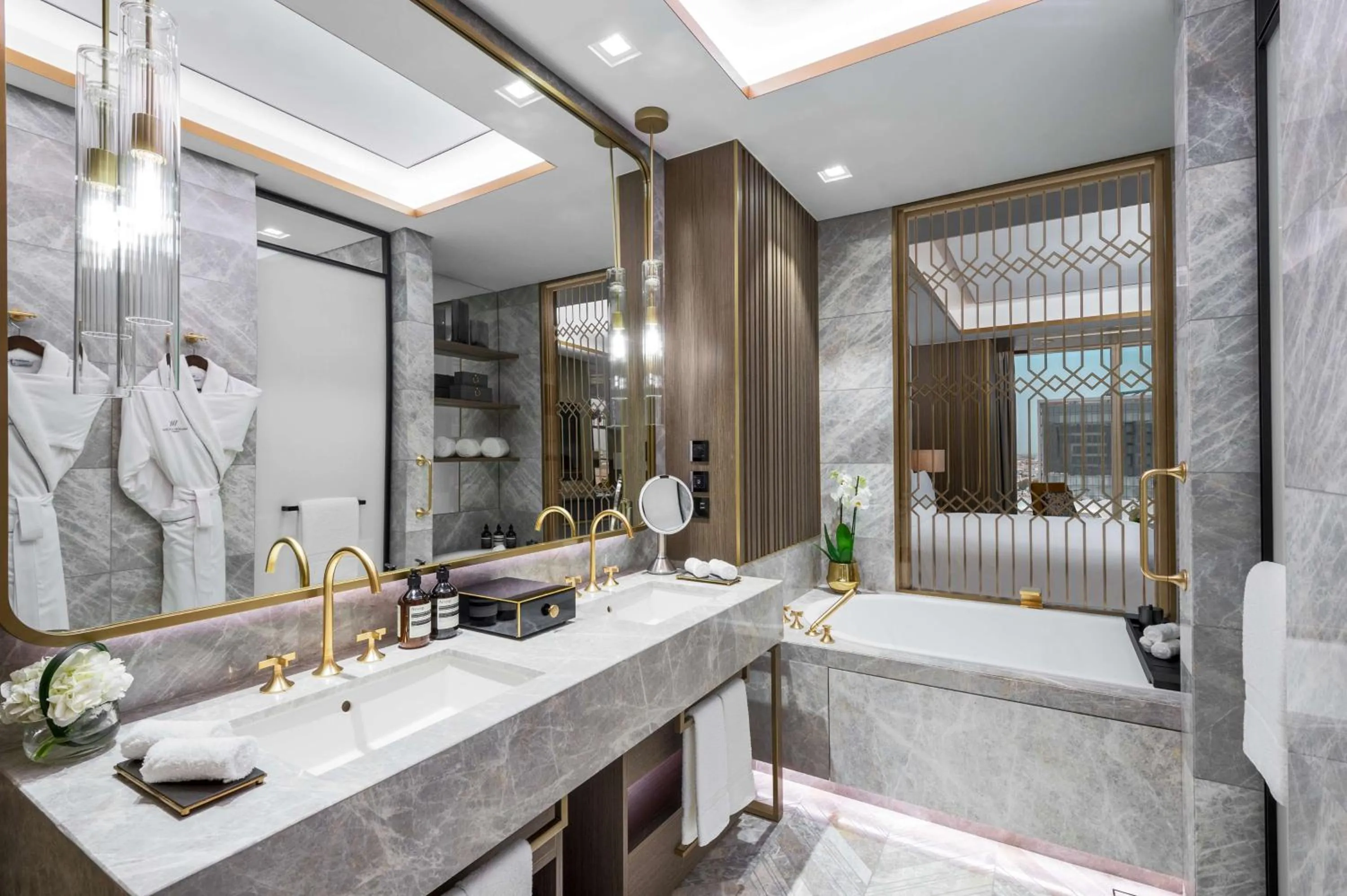 Bathroom in Waldorf Astoria Kuwait
