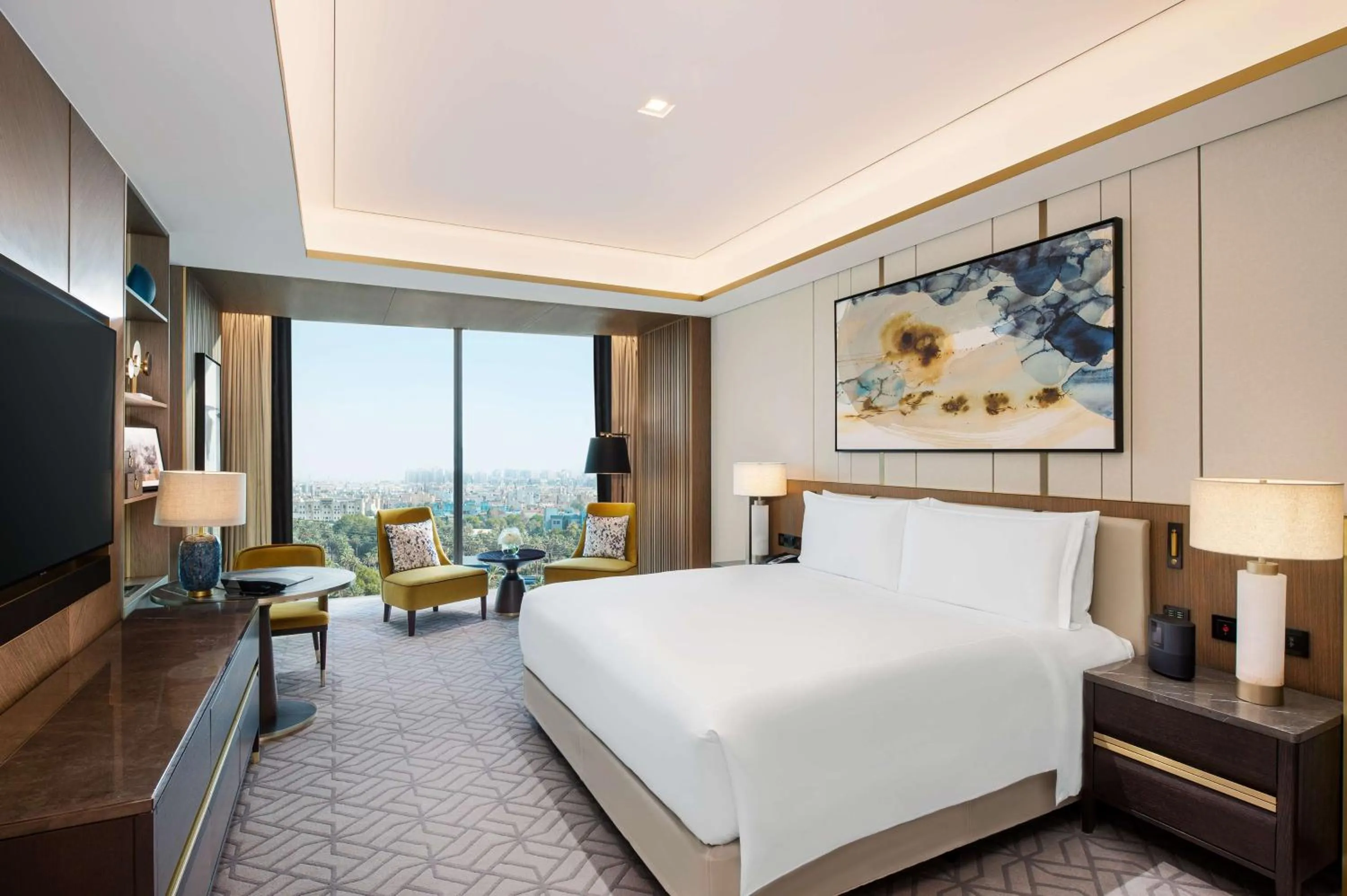 Bed in Waldorf Astoria Kuwait