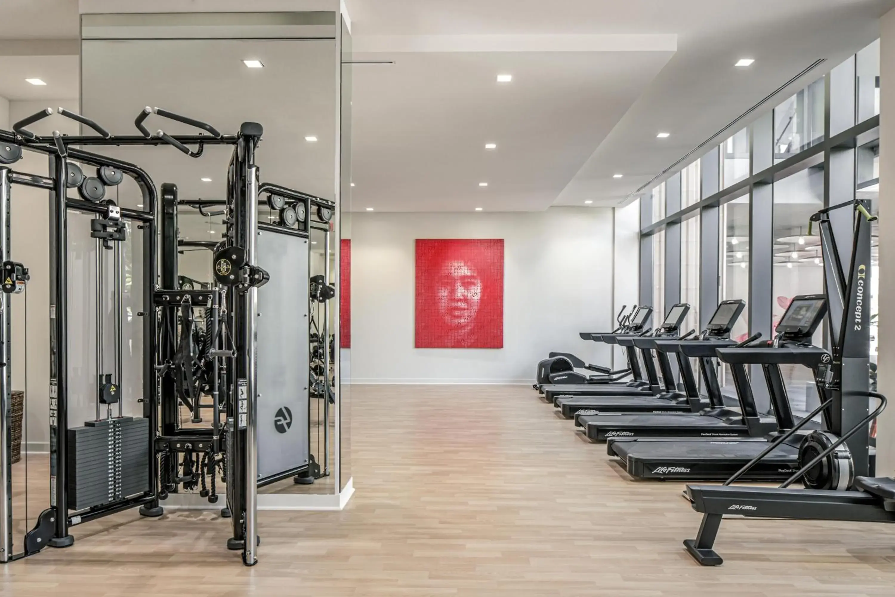 Fitness centre/facilities in The Ray Hotel Delray Beach, Curio Collection By Hilton Fitness centre/facilities in The Ray Hotel Delray Beach, Curio Collection By Hilton