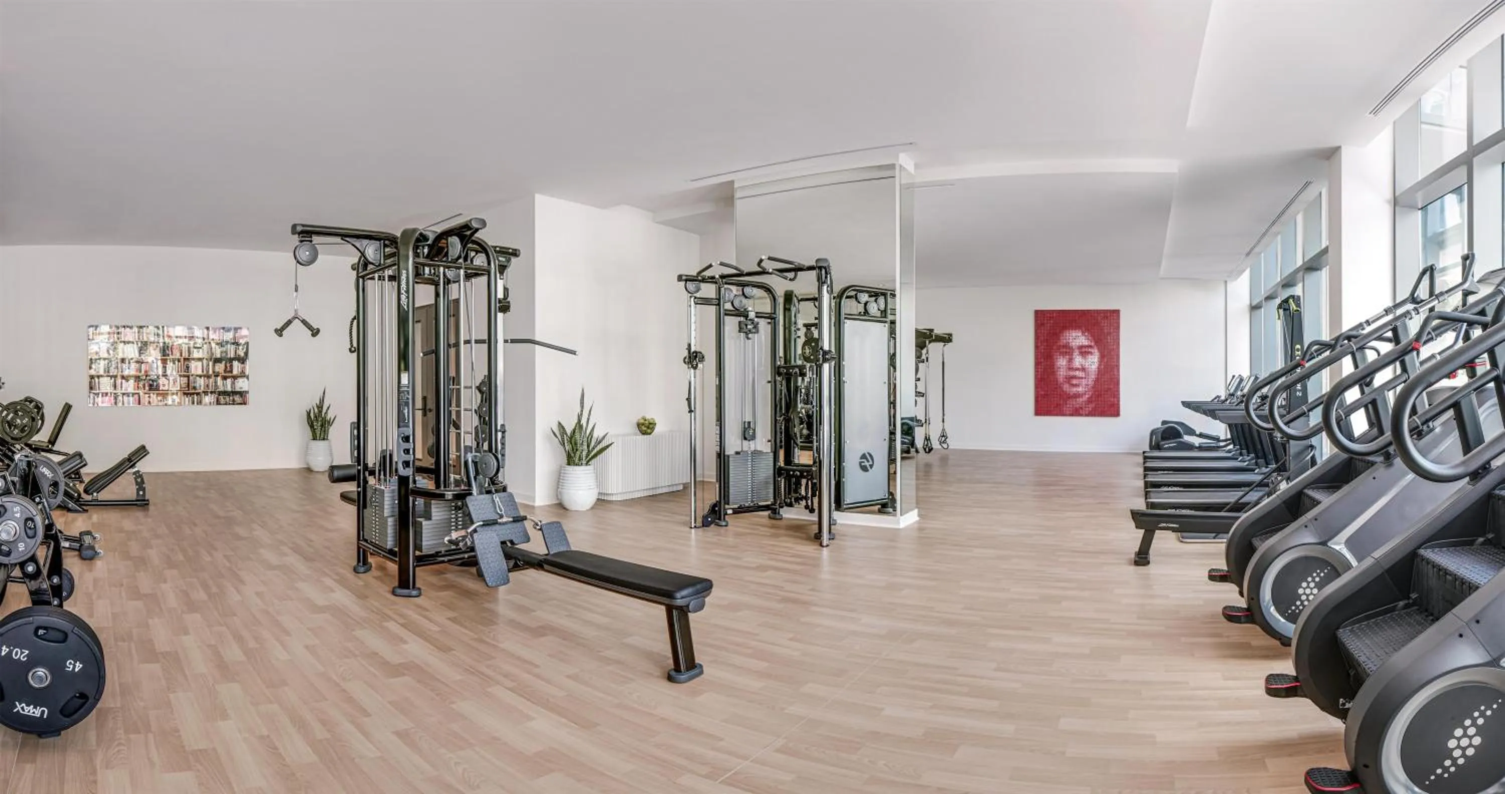 Fitness centre/facilities in The Ray Hotel Delray Beach, Curio Collection By Hilton