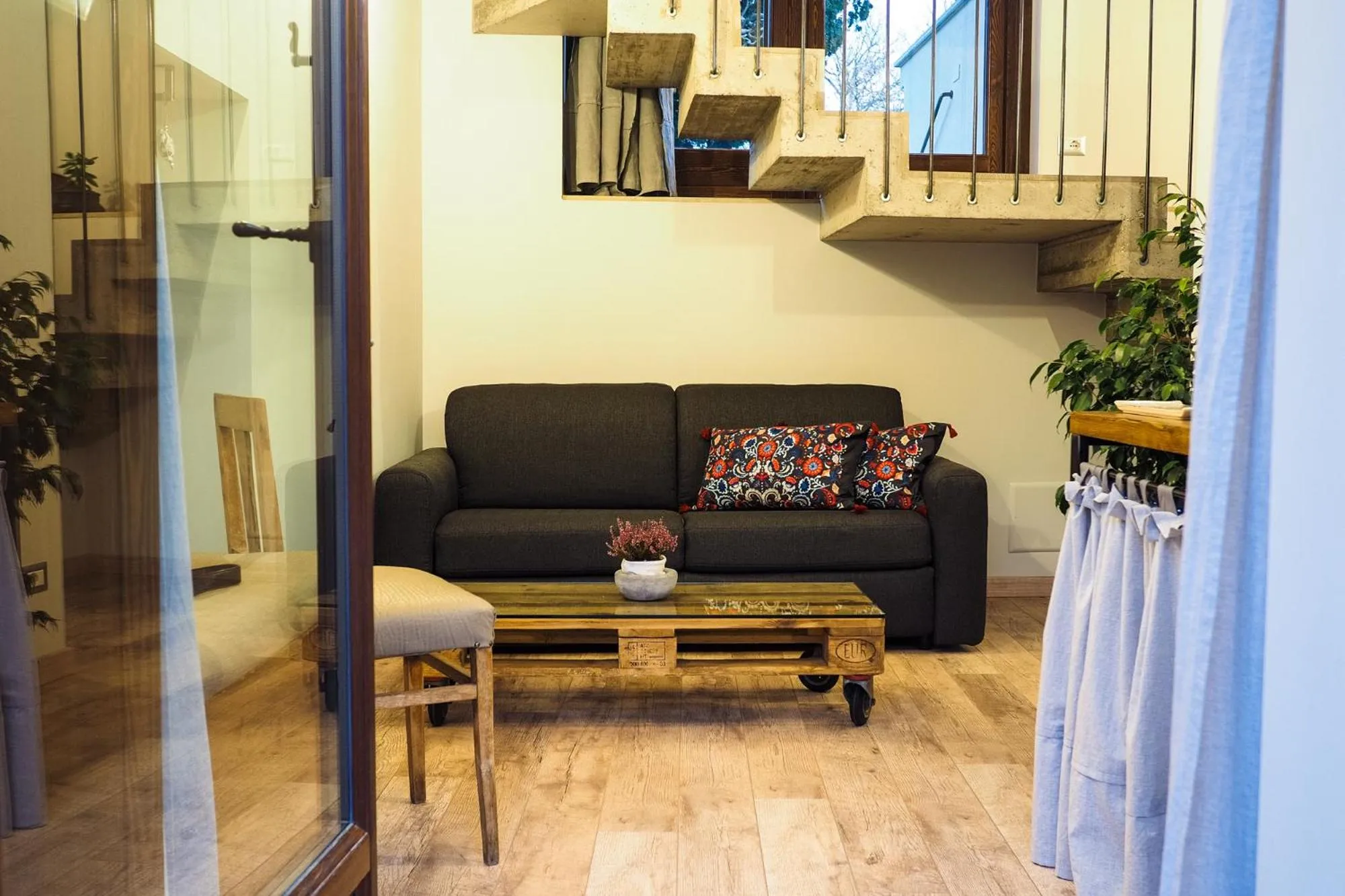 Living room in Locanda Vecchio Cipresso