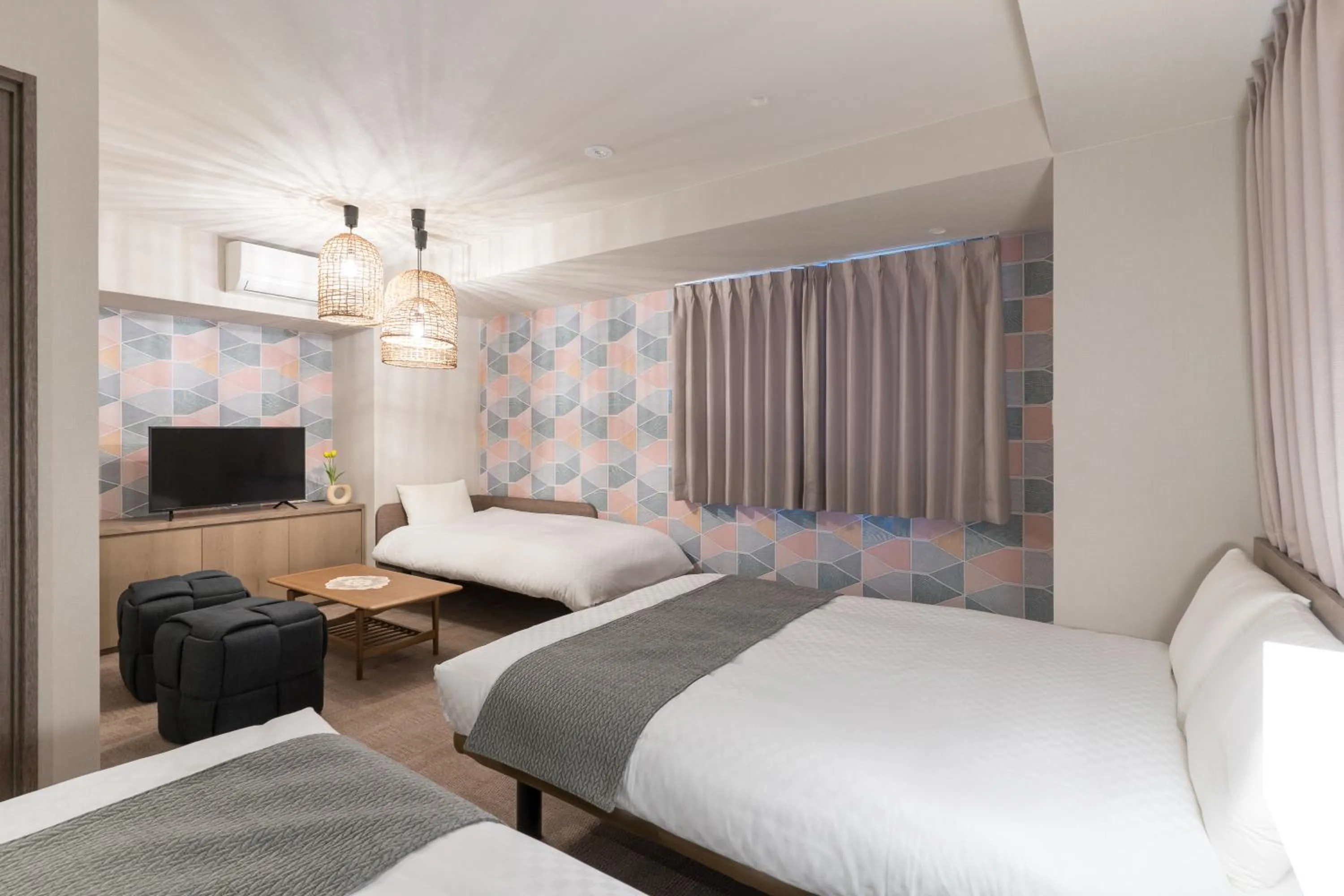 Photo of the whole room, Bed in BON Kyoto Kiyomizu