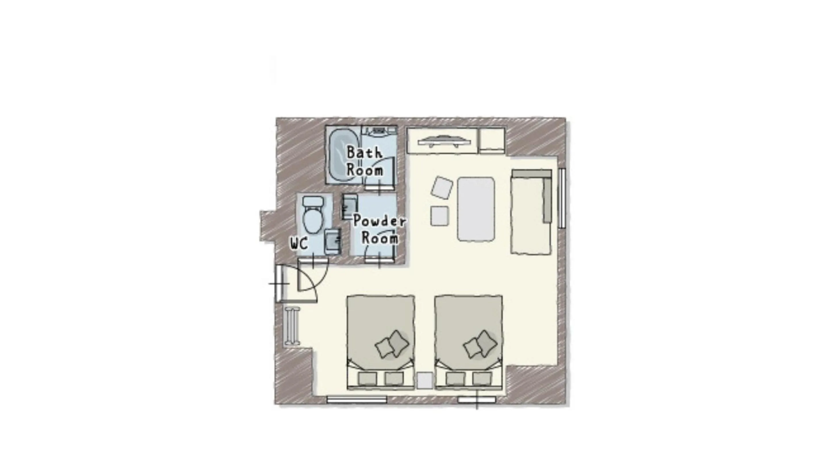 Floor plan in BON Kyoto Kiyomizu
