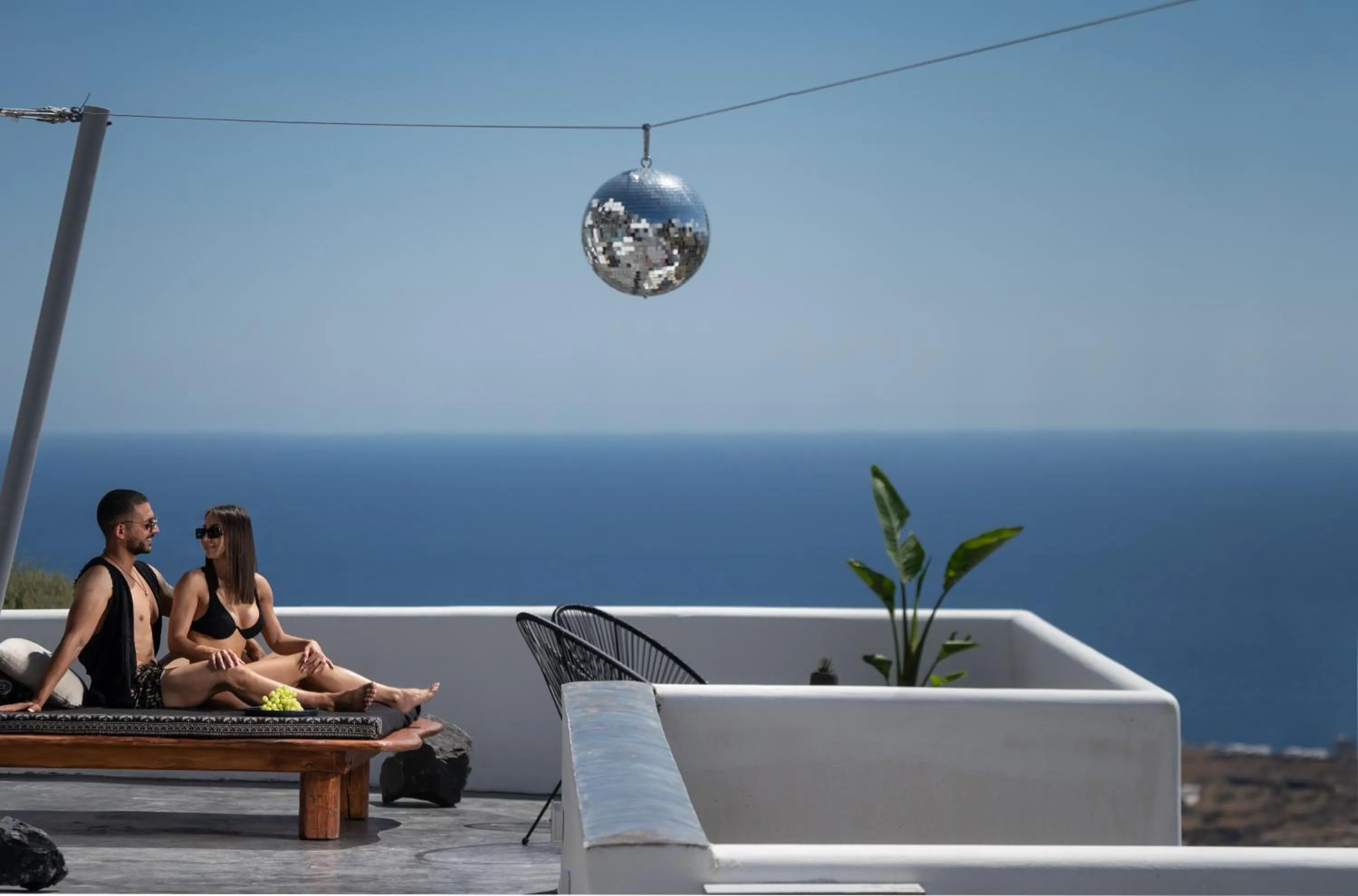 Day in Canyon Santorini