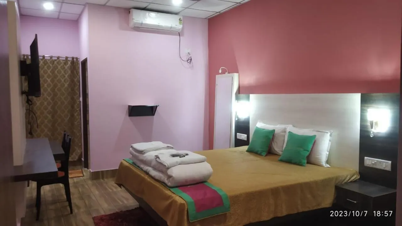 Photo of the whole room, Bed in HOTEL SHREESH (NEIL)