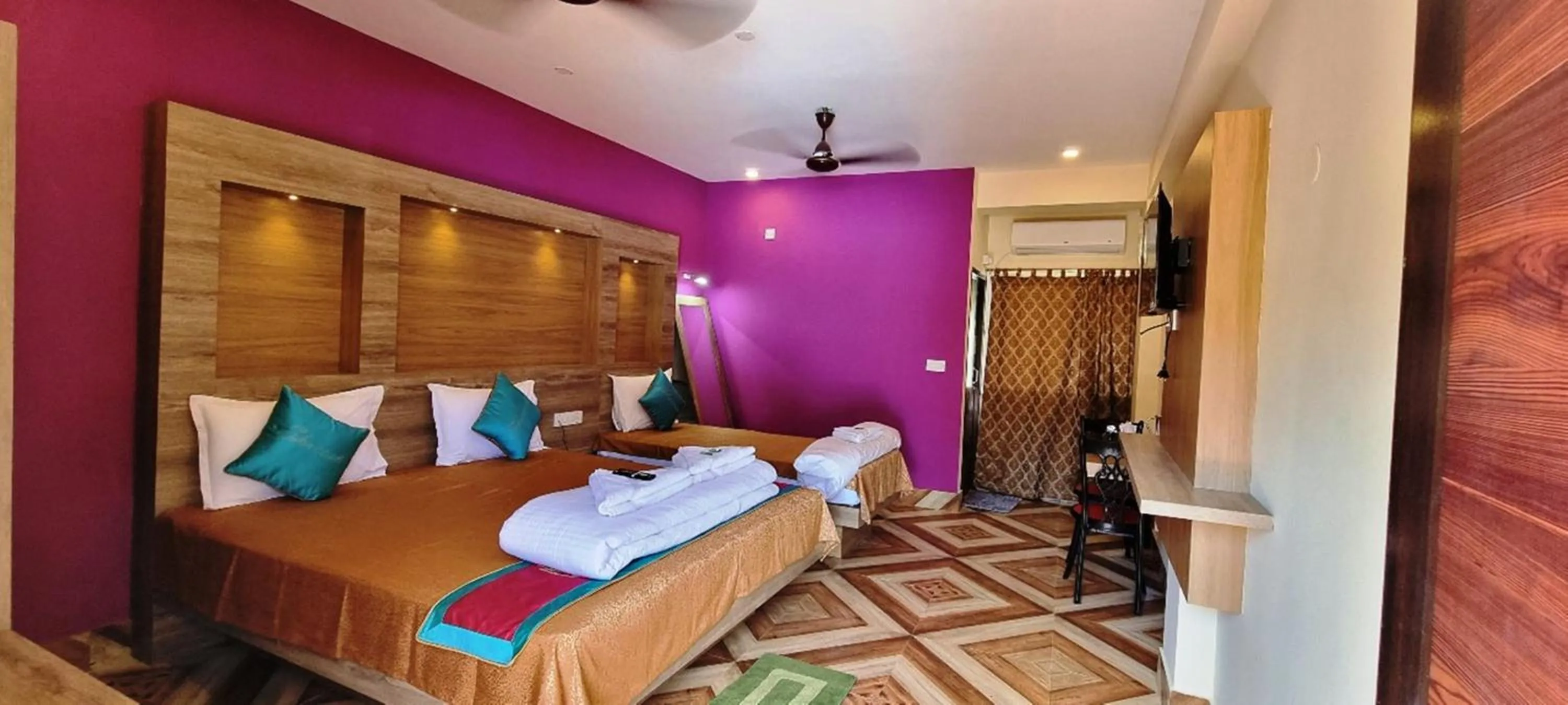 Photo of the whole room, Bed in HOTEL SHREESH (NEIL)