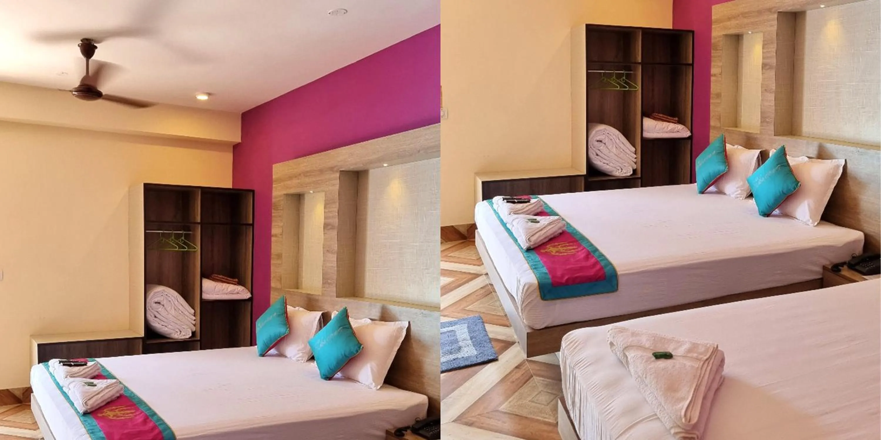 Photo of the whole room, Bed in HOTEL SHREESH (NEIL)