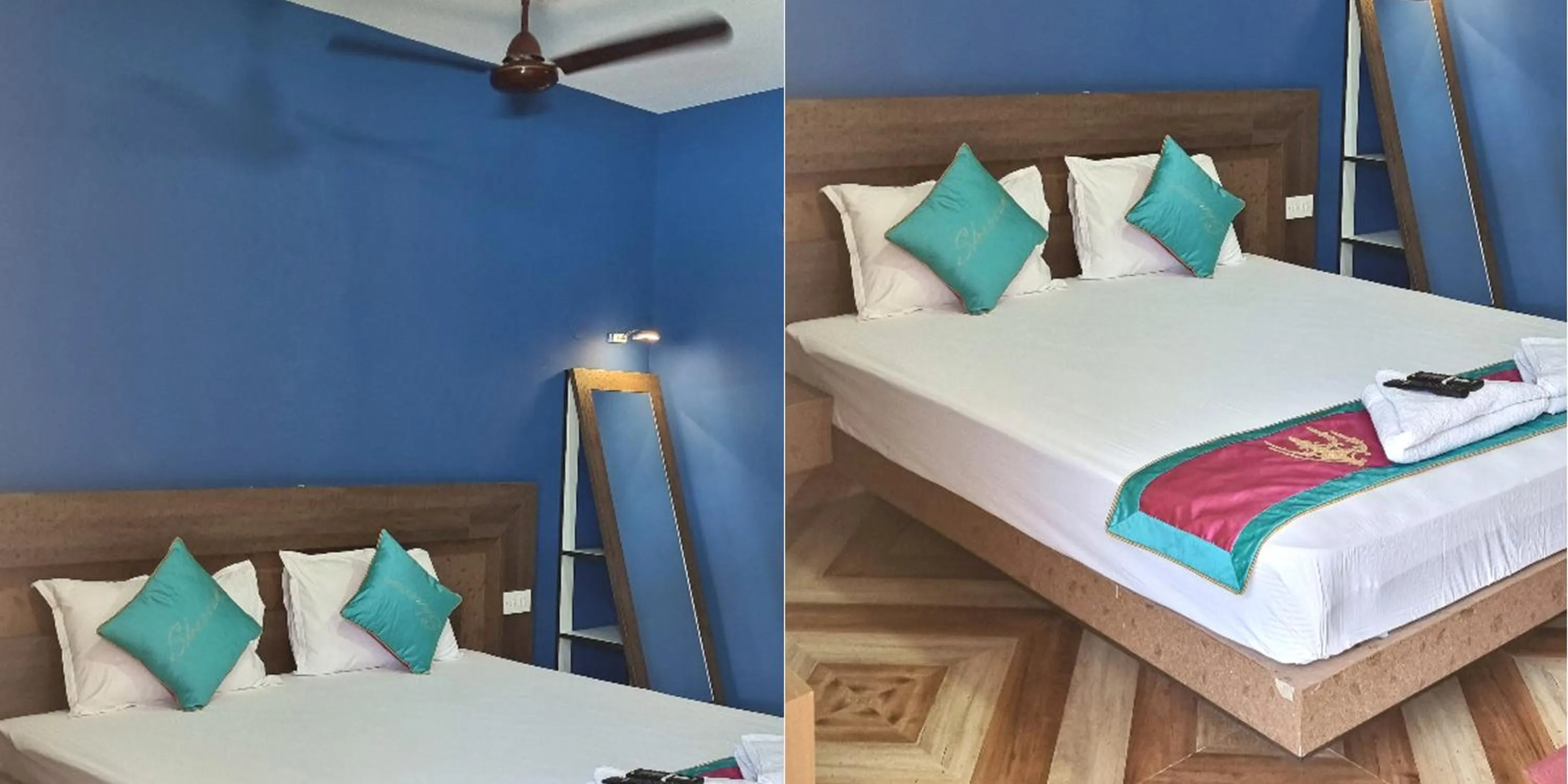 Photo of the whole room, Bed in HOTEL SHREESH (NEIL)