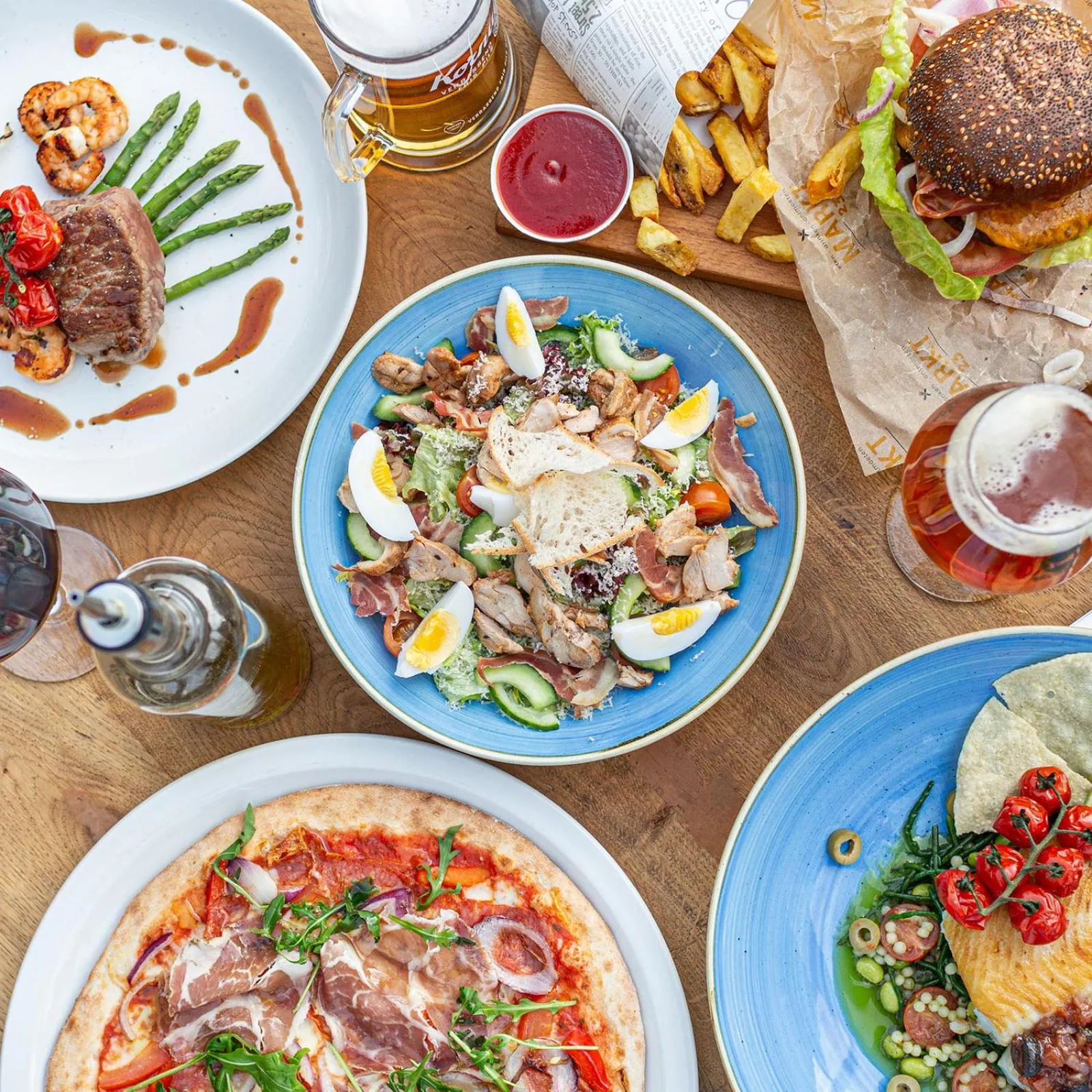 Food and drinks in Hotel Markt23