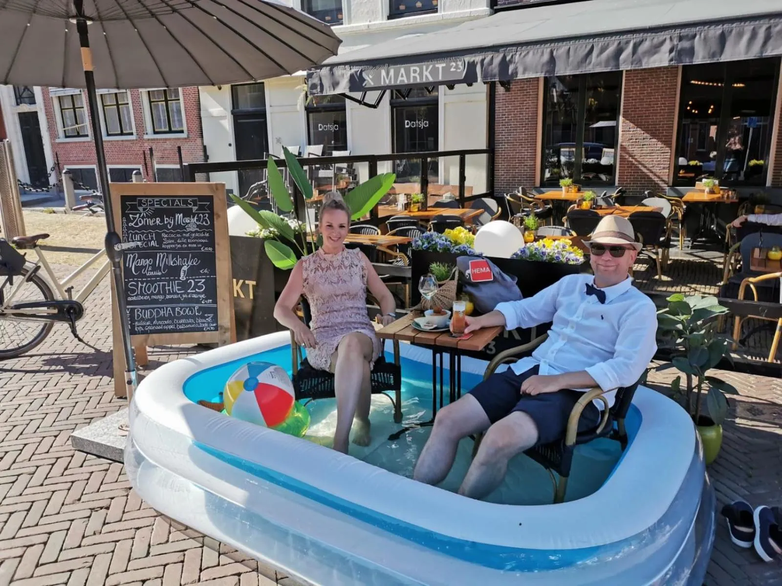Balcony/Terrace in Hotel Markt23