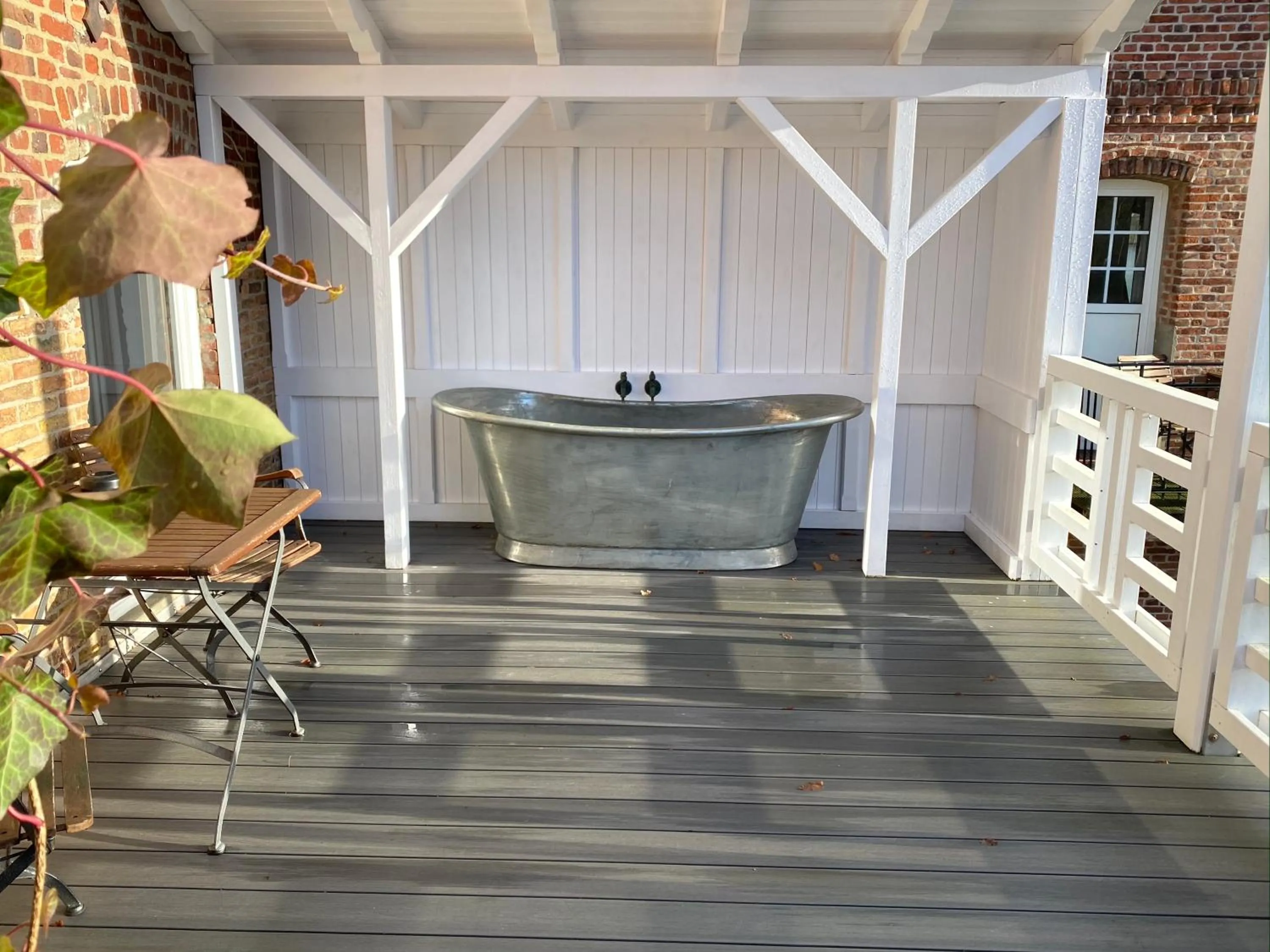 Patio in Bokel-Mühle am See