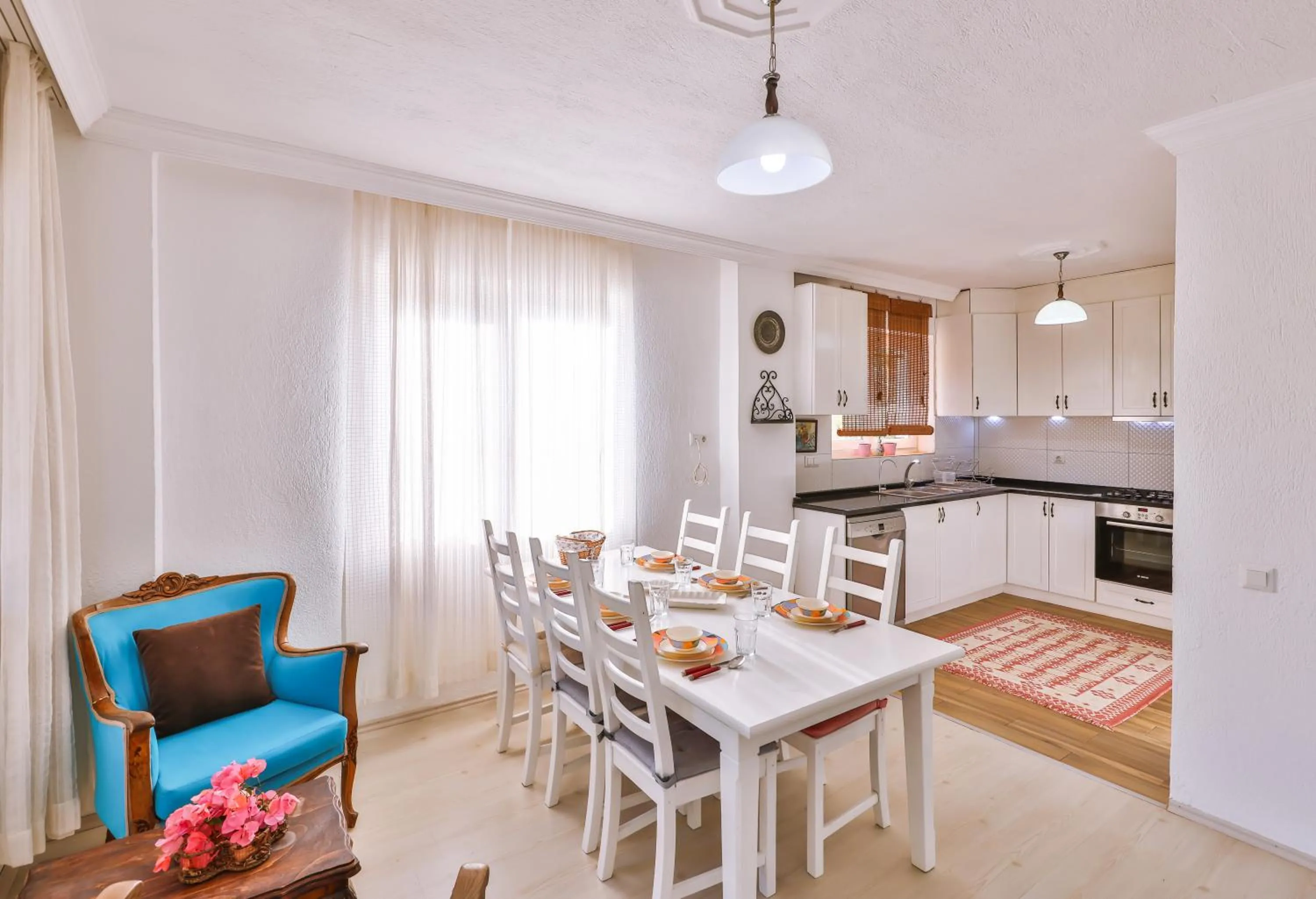 Kitchen or kitchenette in Villa Candan Kaş