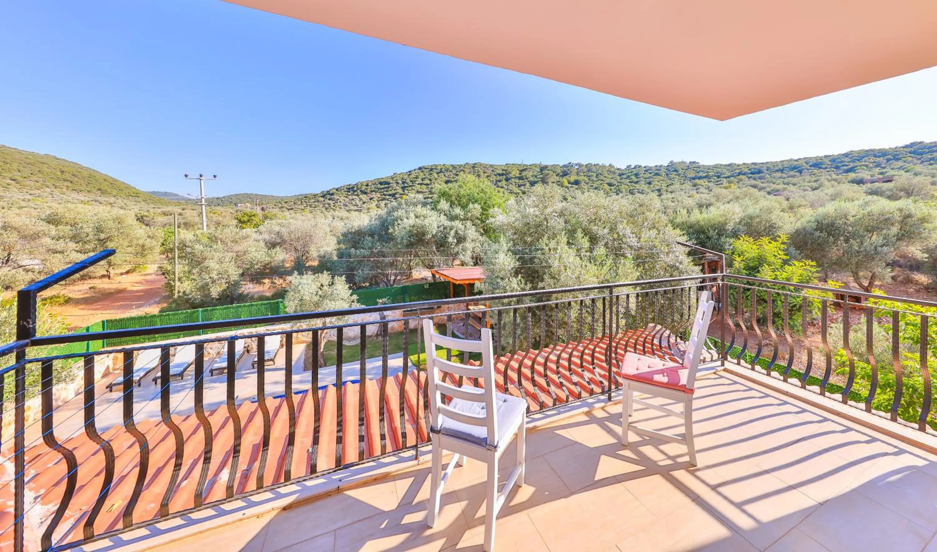 Balcony/Terrace in Villa Candan Kaş