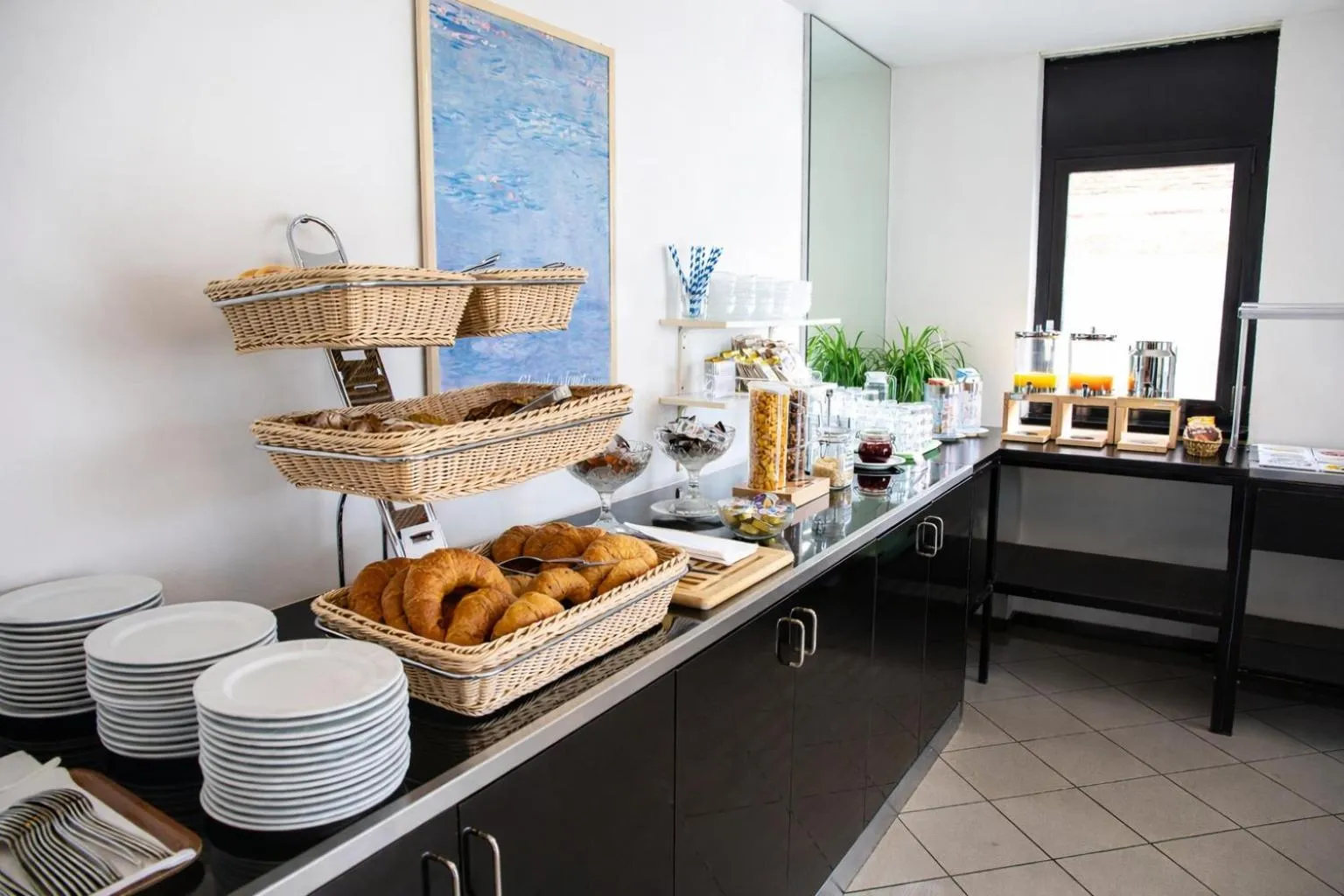 Buffet breakfast in Hotel Nessi Locarno