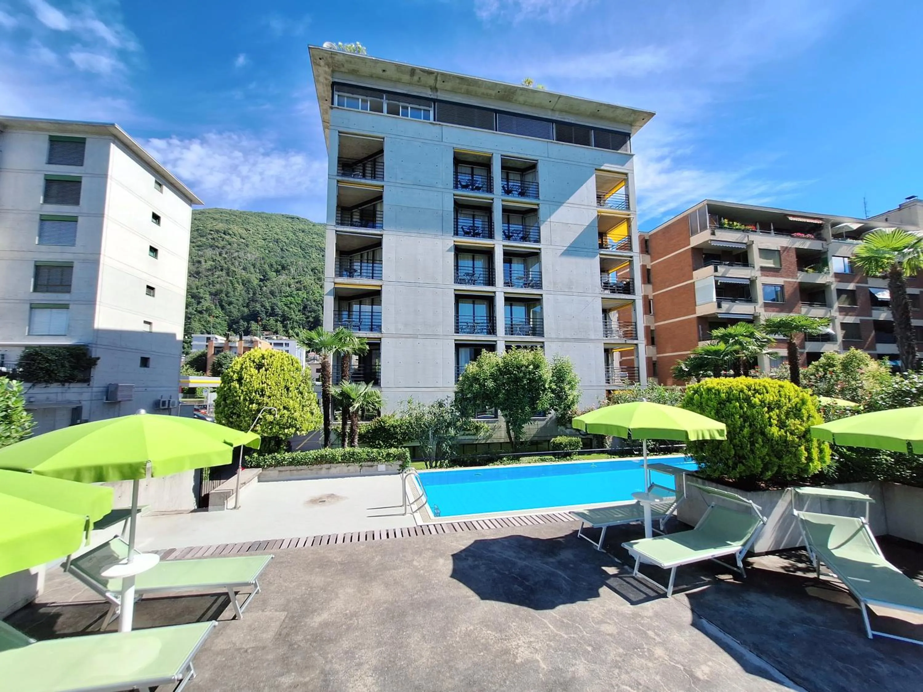 Property building in Hotel Nessi Locarno