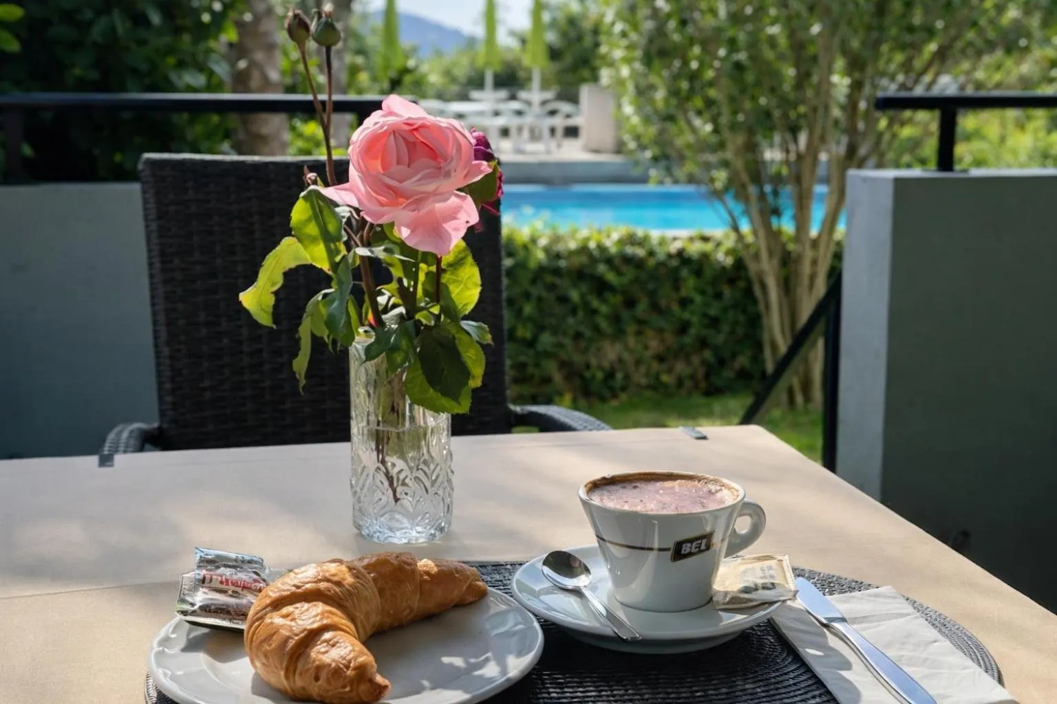 Continental breakfast in Hotel Nessi Locarno