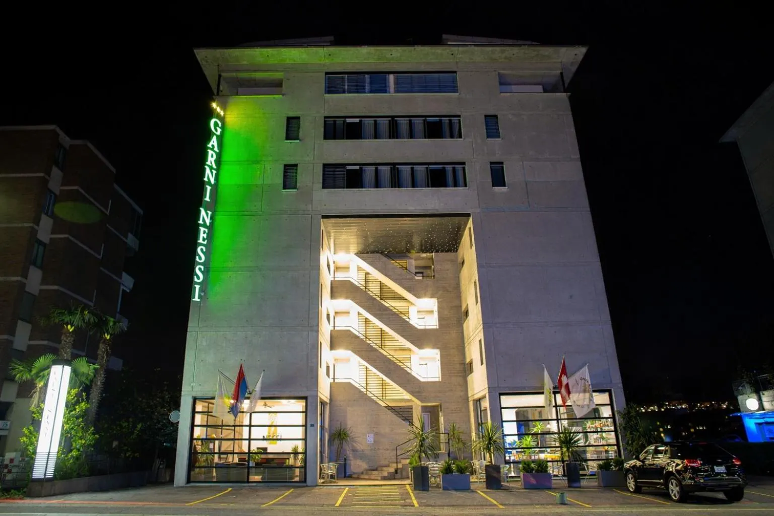 Property building in Hotel Nessi Locarno