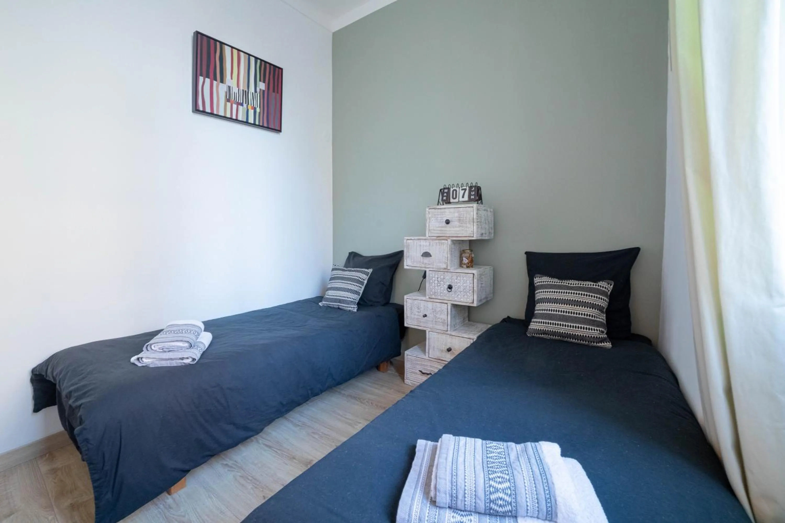 Bedroom, Bed in Smile Apartment