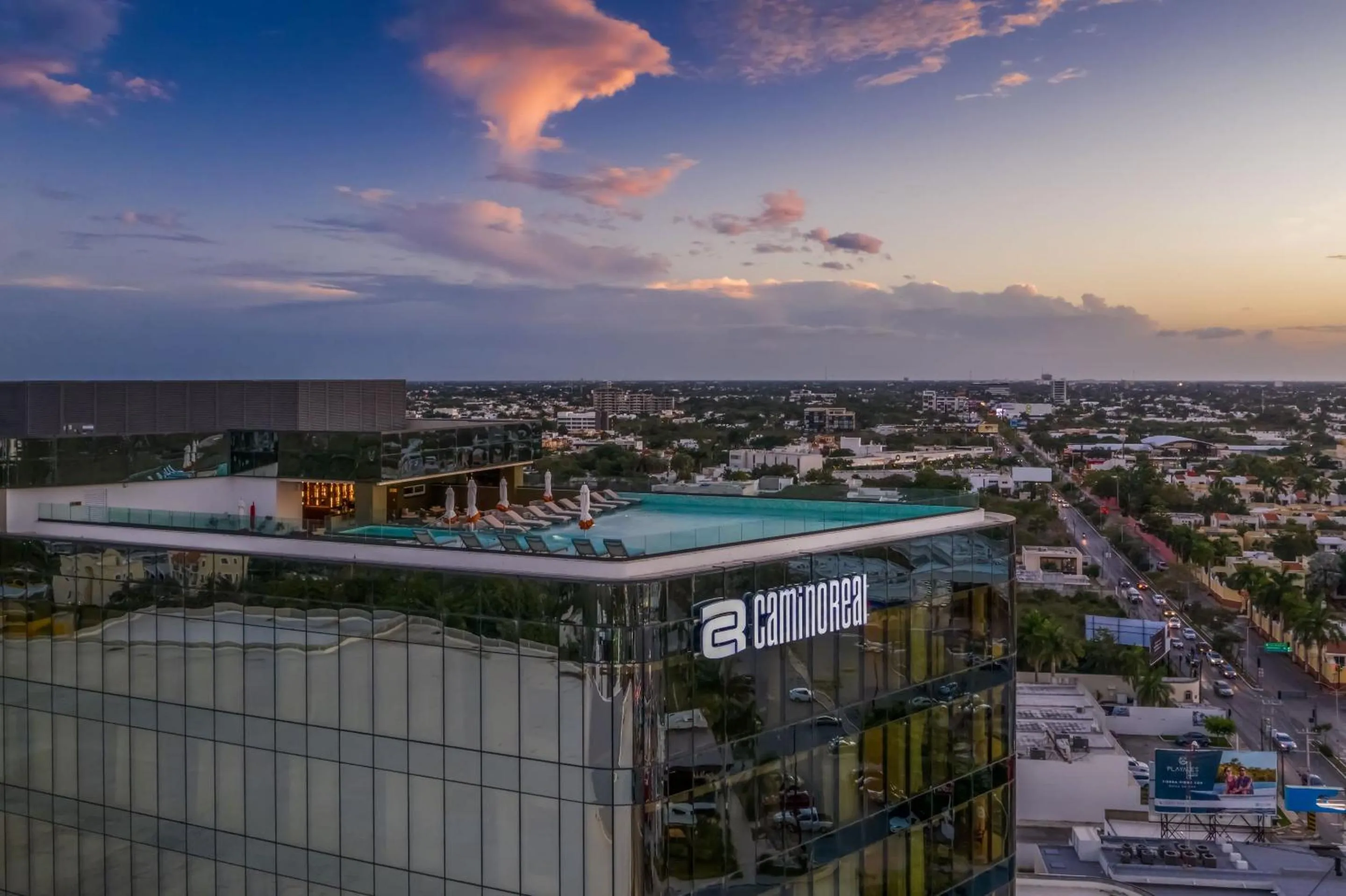 Bird's eye view in Camino Real Mérida