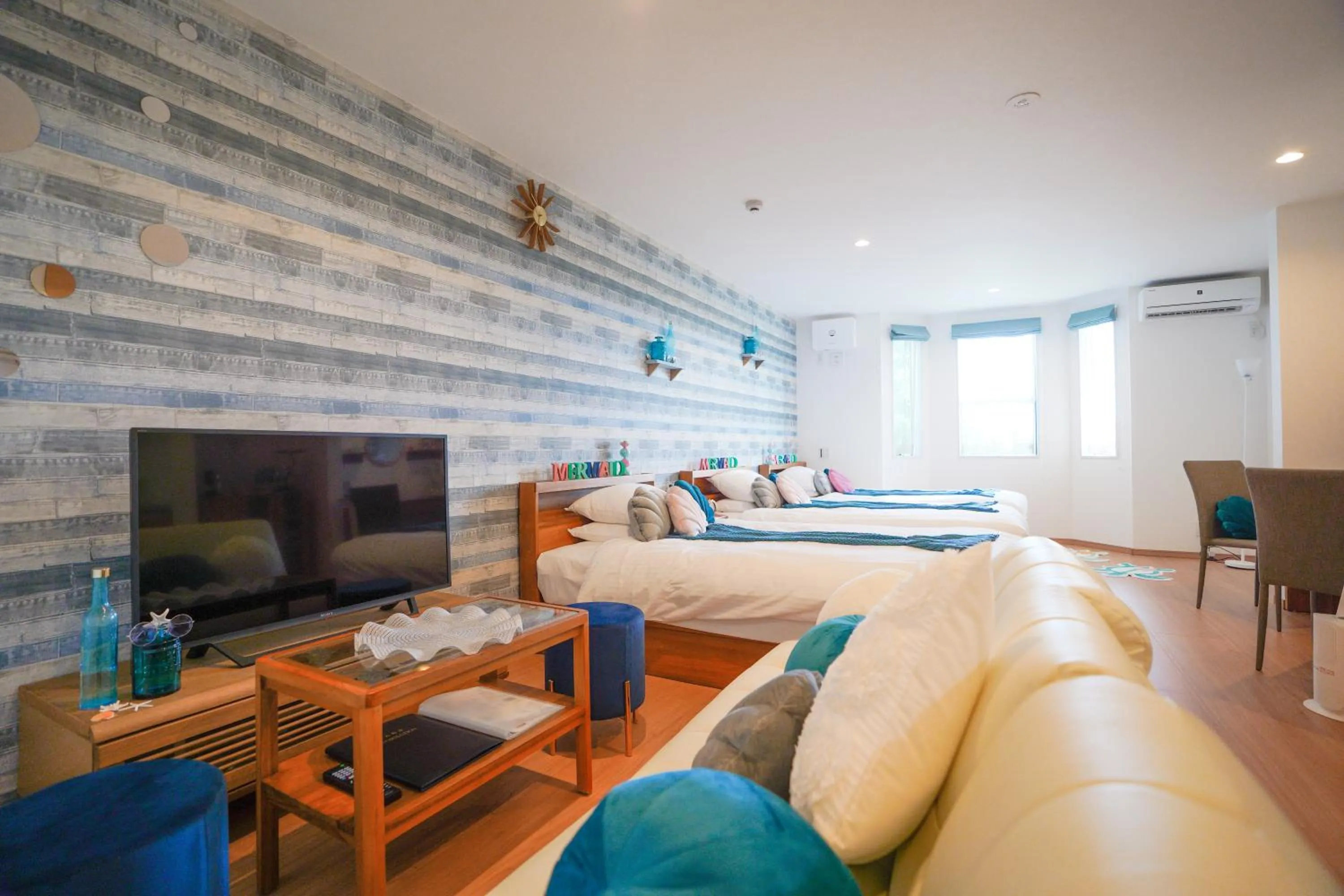 Bed in Hotel Santa Barbara Miyakojima Resort