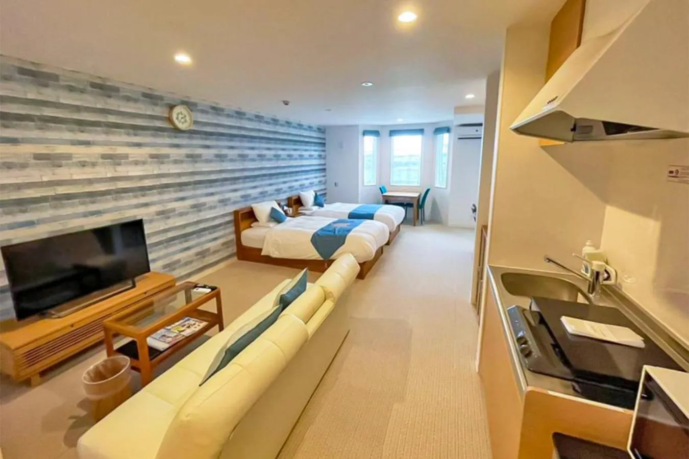 Bed in Hotel Santa Barbara Miyakojima Resort