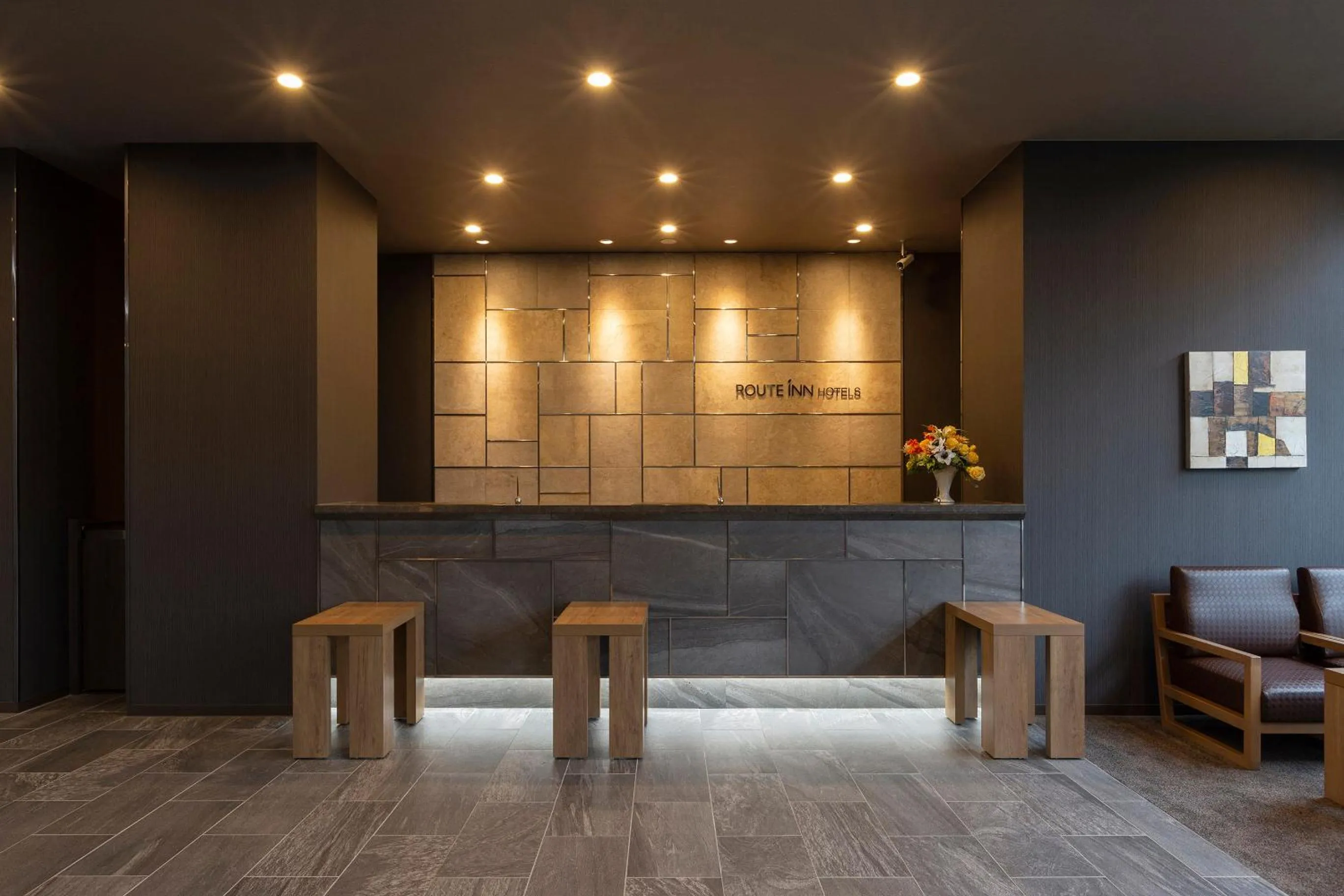 Lobby or reception in Hotel Route-Inn Yonago