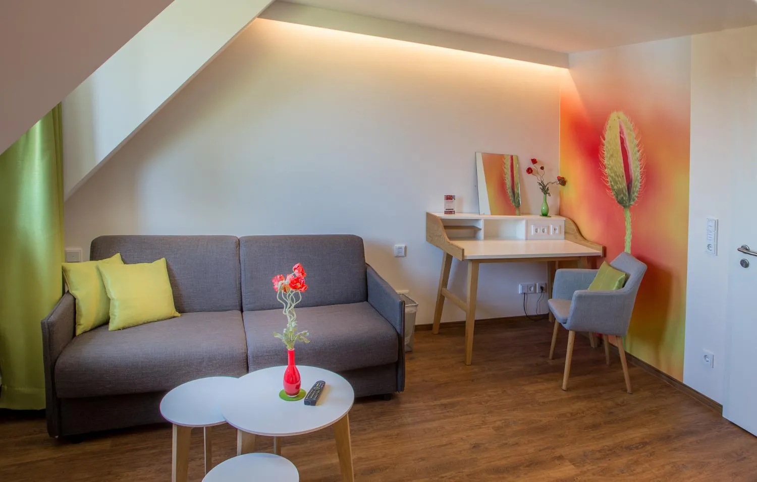 Seating area in Gasthof Linden & Wildkräuterhotel