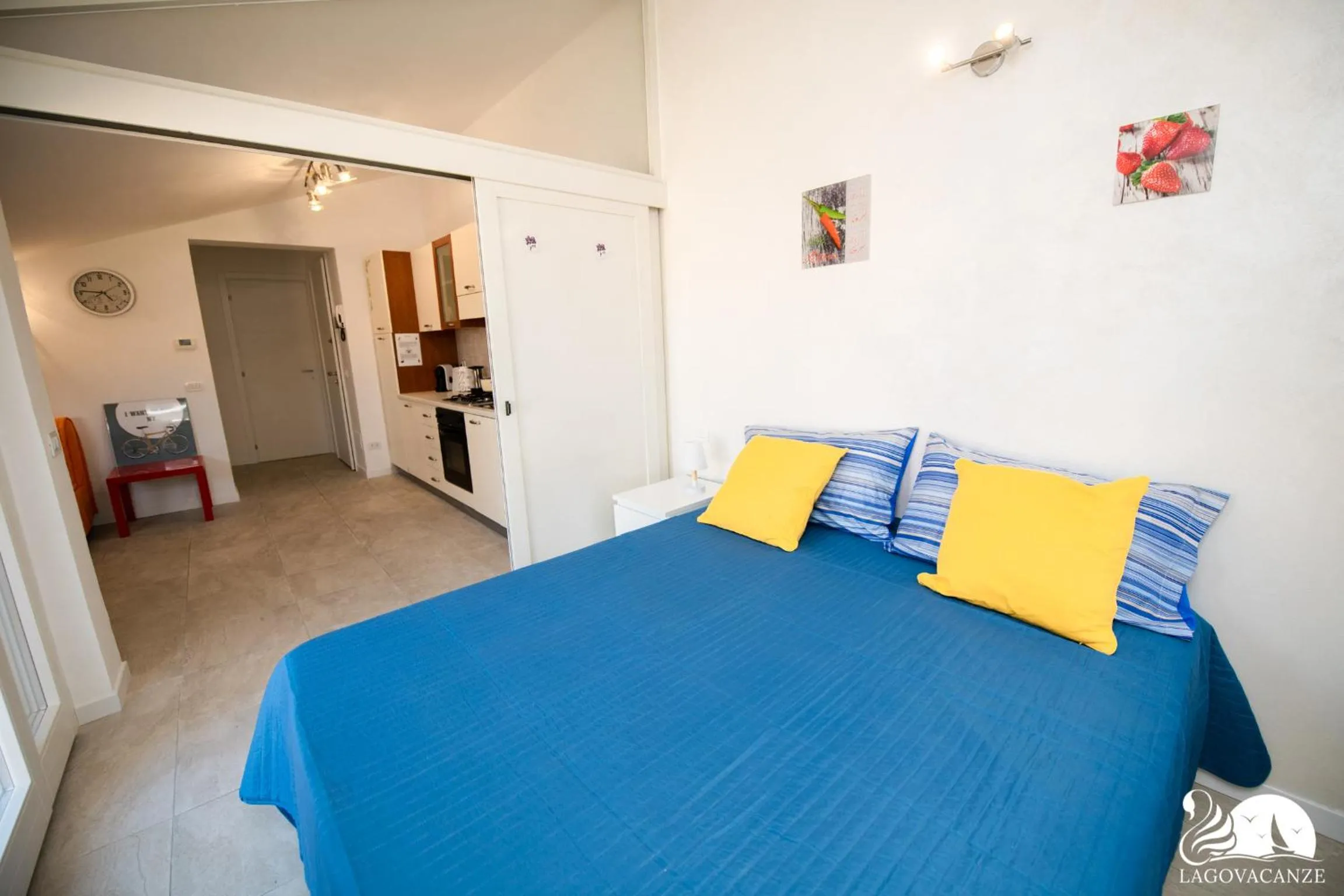 Bedroom, Bed in Appartamento Garden Ville