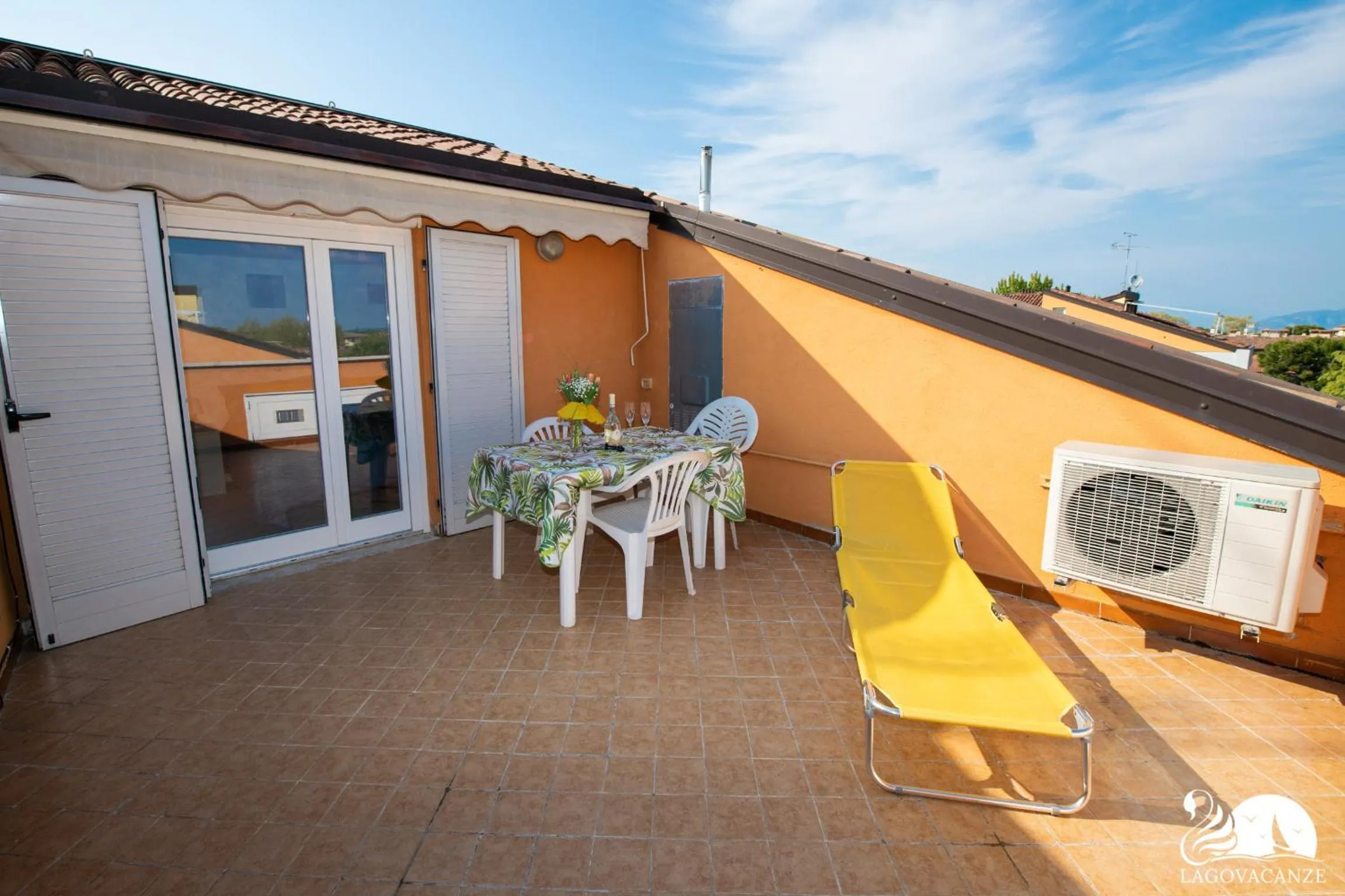 Balcony/Terrace in Appartamento Garden Ville