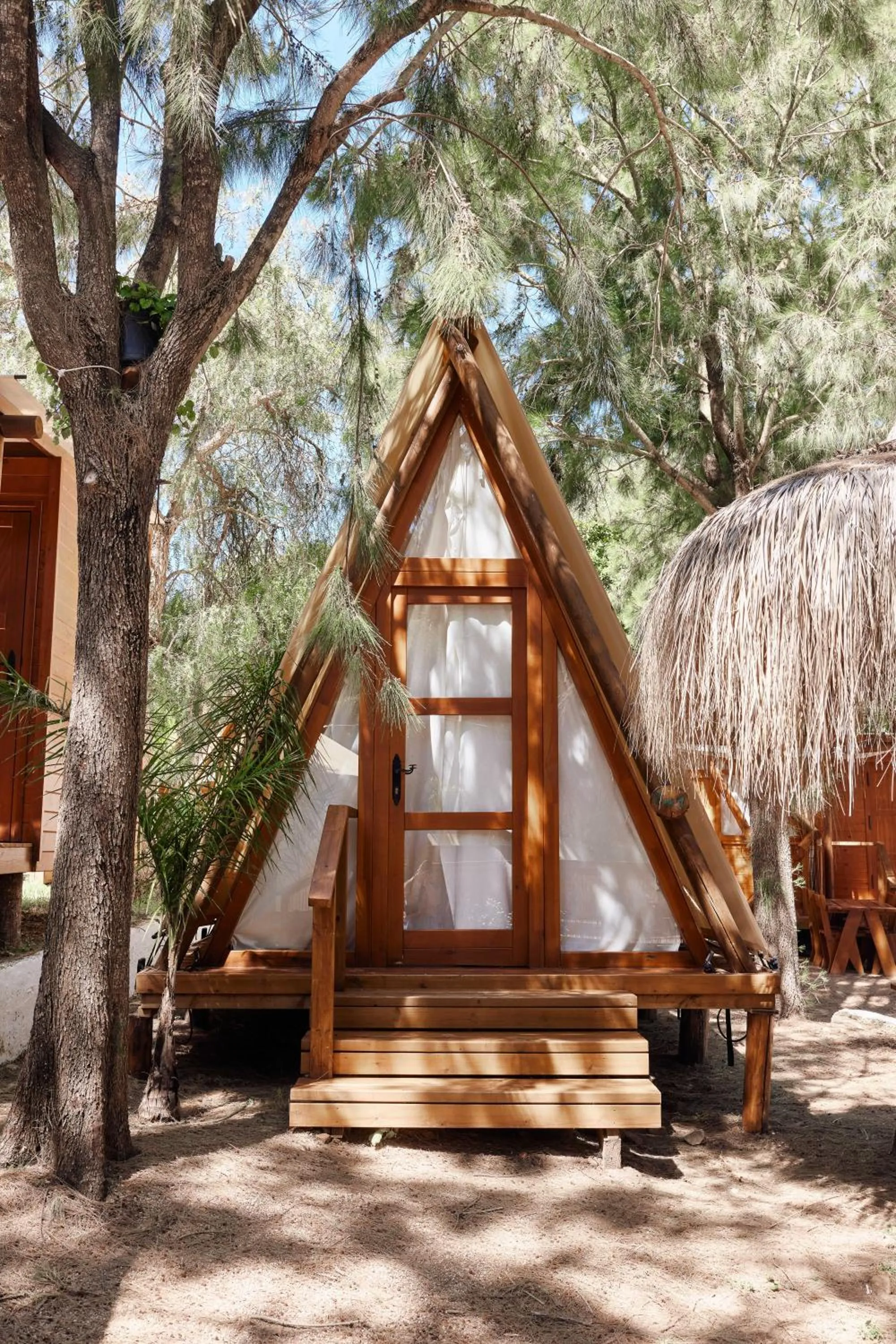 Glamping Breña with private bathroom (for couples) in TAIGA Tarifa Punta Paloma