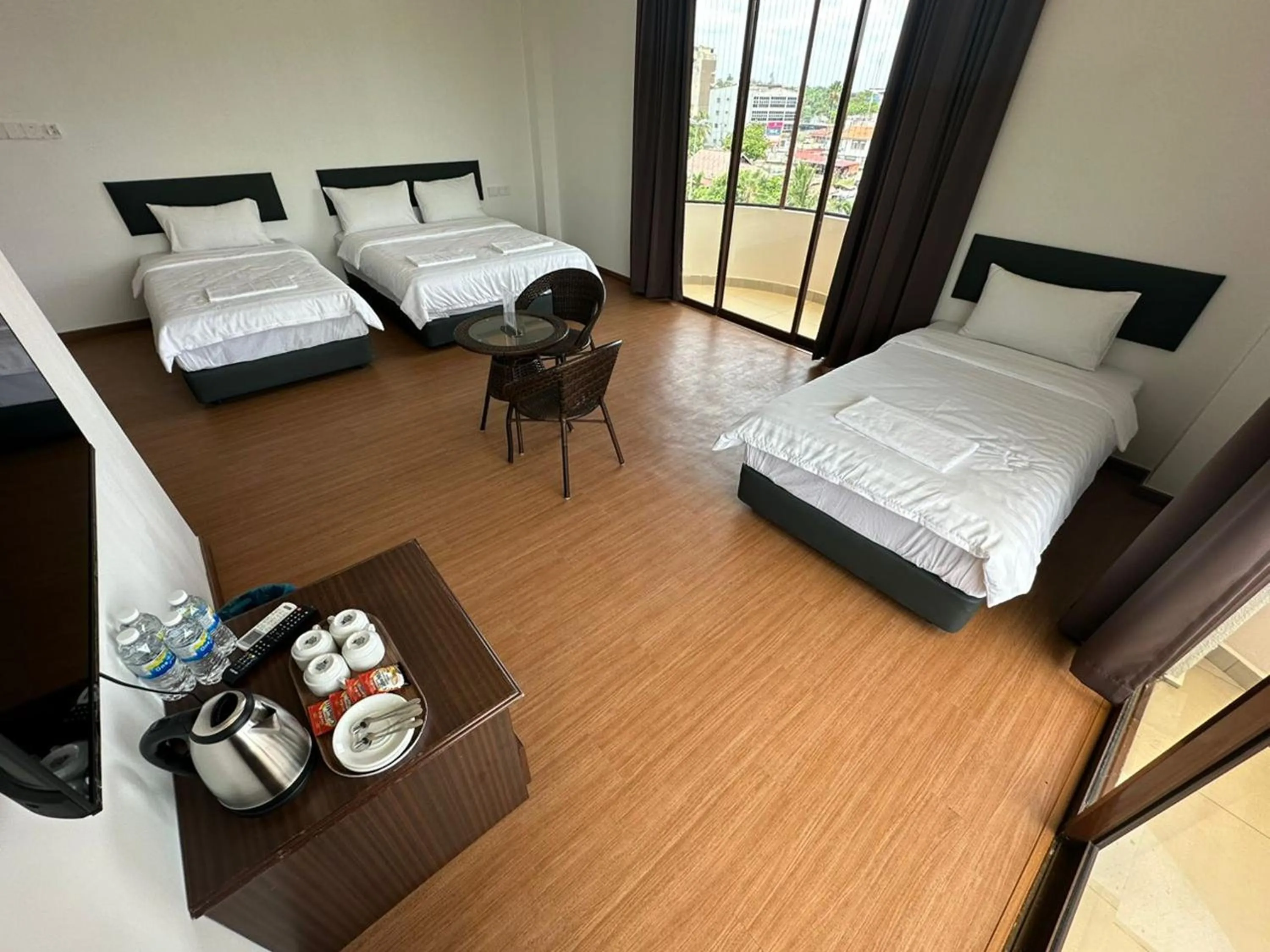 Bed in Glistar Hotel