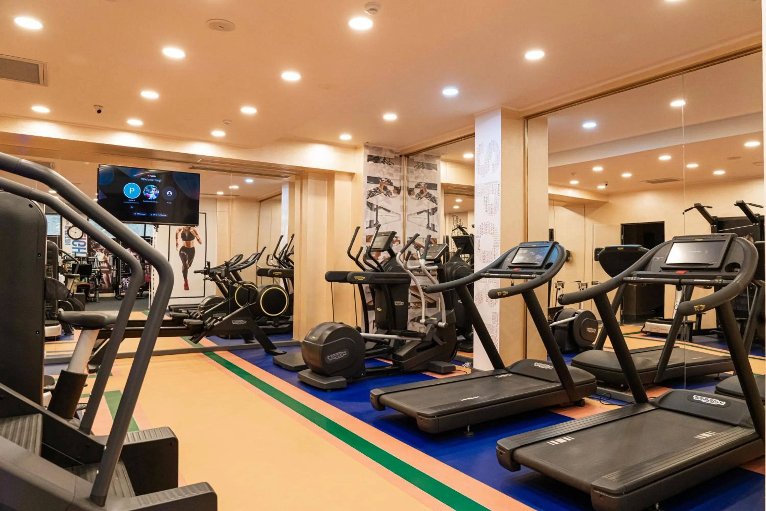 Fitness centre/facilities in Premium Park Hotel