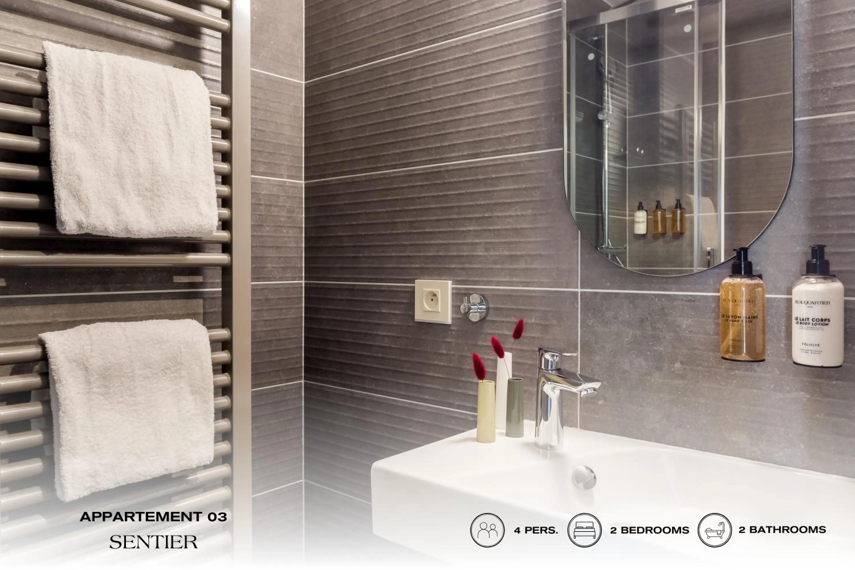 Shower in Beauquartier - Sentier