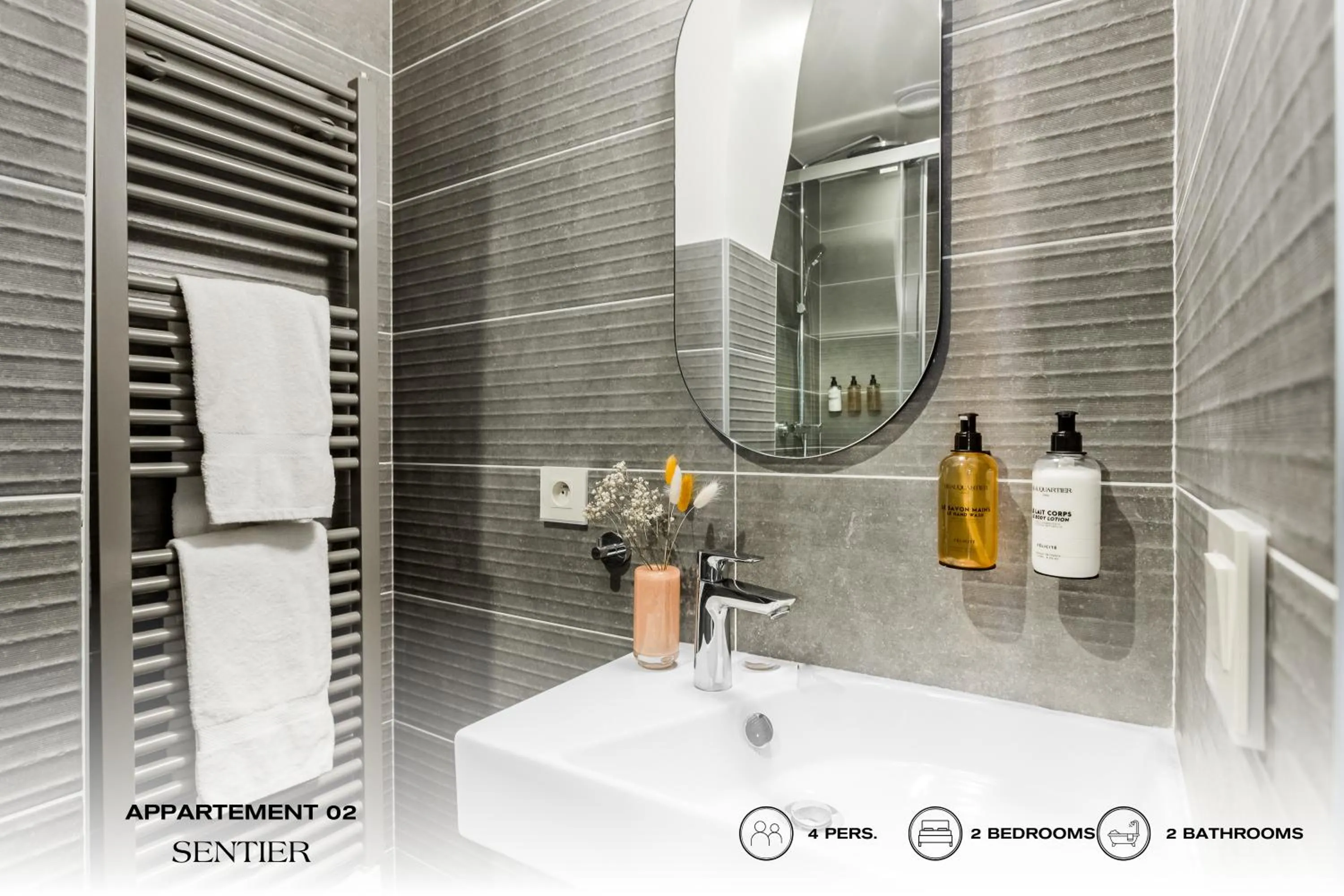 Shower in Beauquartier - Sentier