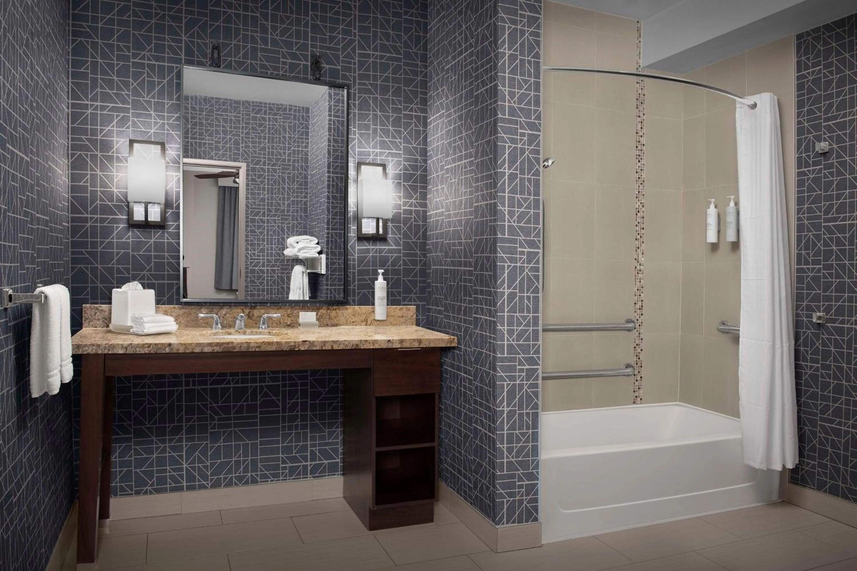 Bathroom in Homewood Suites by Hilton Seattle/Lynnwood