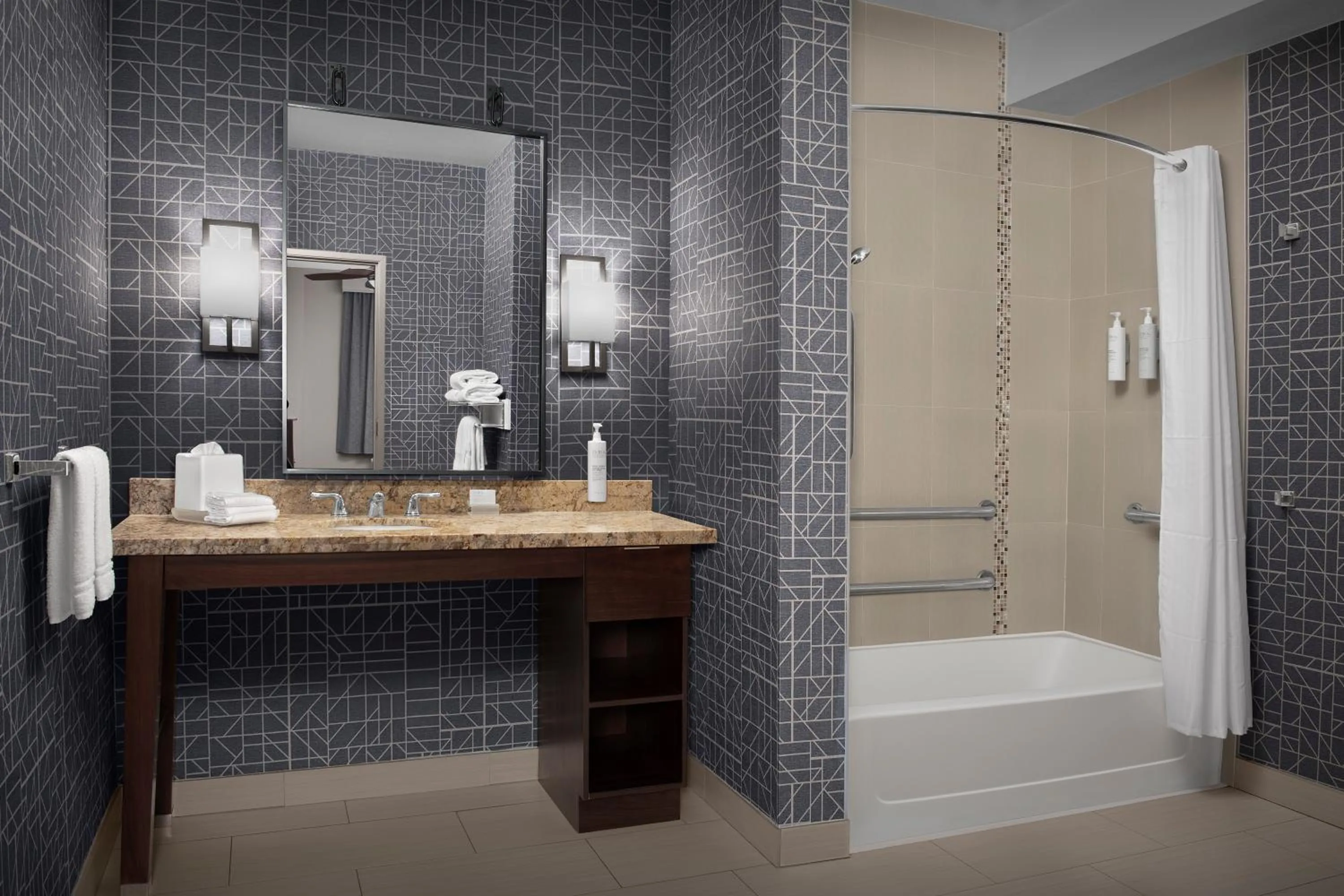 Bathroom in Homewood Suites by Hilton Seattle/Lynnwood