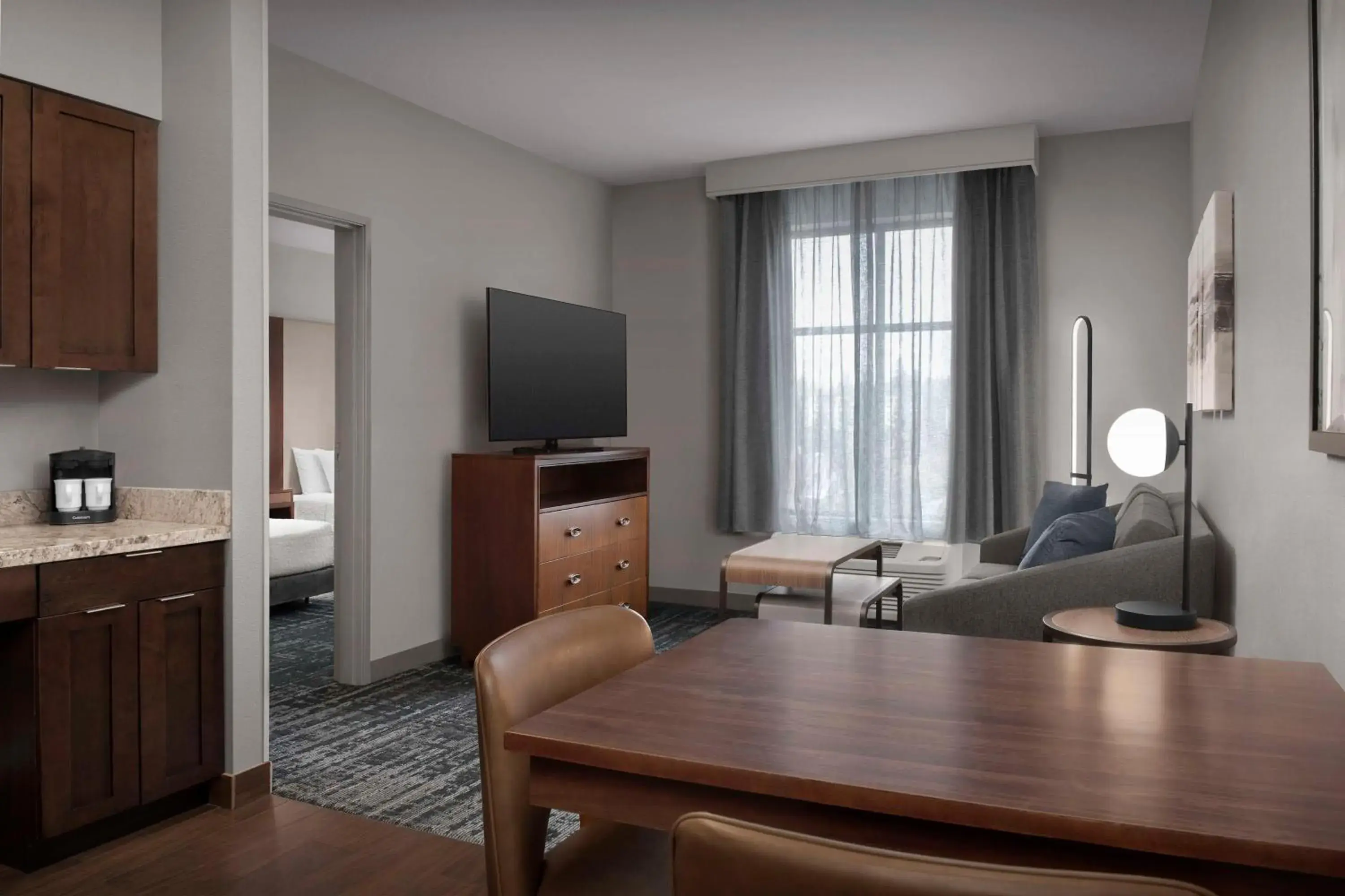 Queen Suite with Two Queen Beds and Tub - Kitchen - Mobility/Hearing Accessible in Homewood Suites by Hilton Seattle/Lynnwood Queen Suite with Two Queen Beds and Tub - Kitchen - Mobility/Hearing Accessible in Homewood Suites by Hilton Seattle/Lynnwood