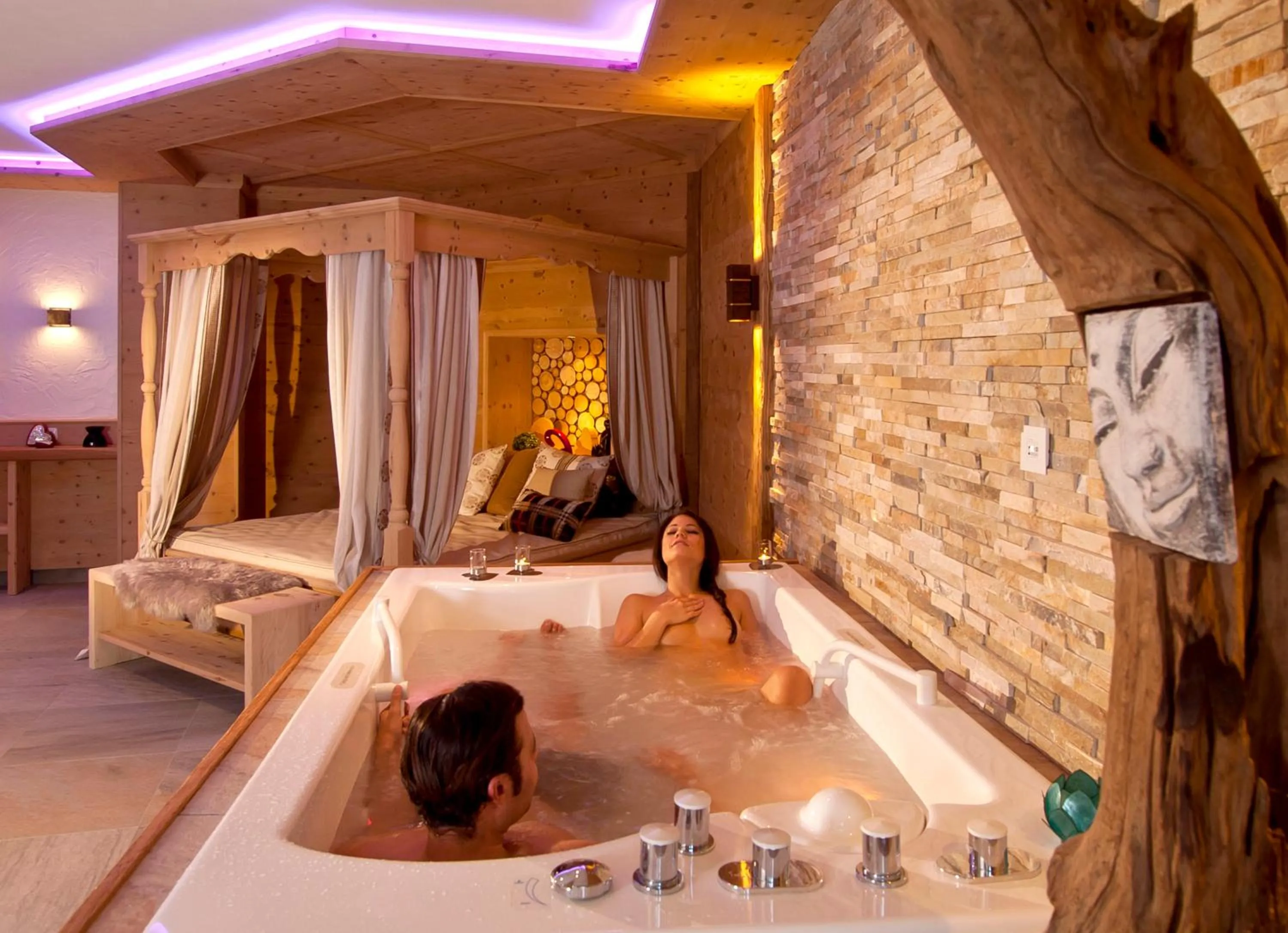 Spa and wellness centre/facilities in Verwöhnhotel Kristall