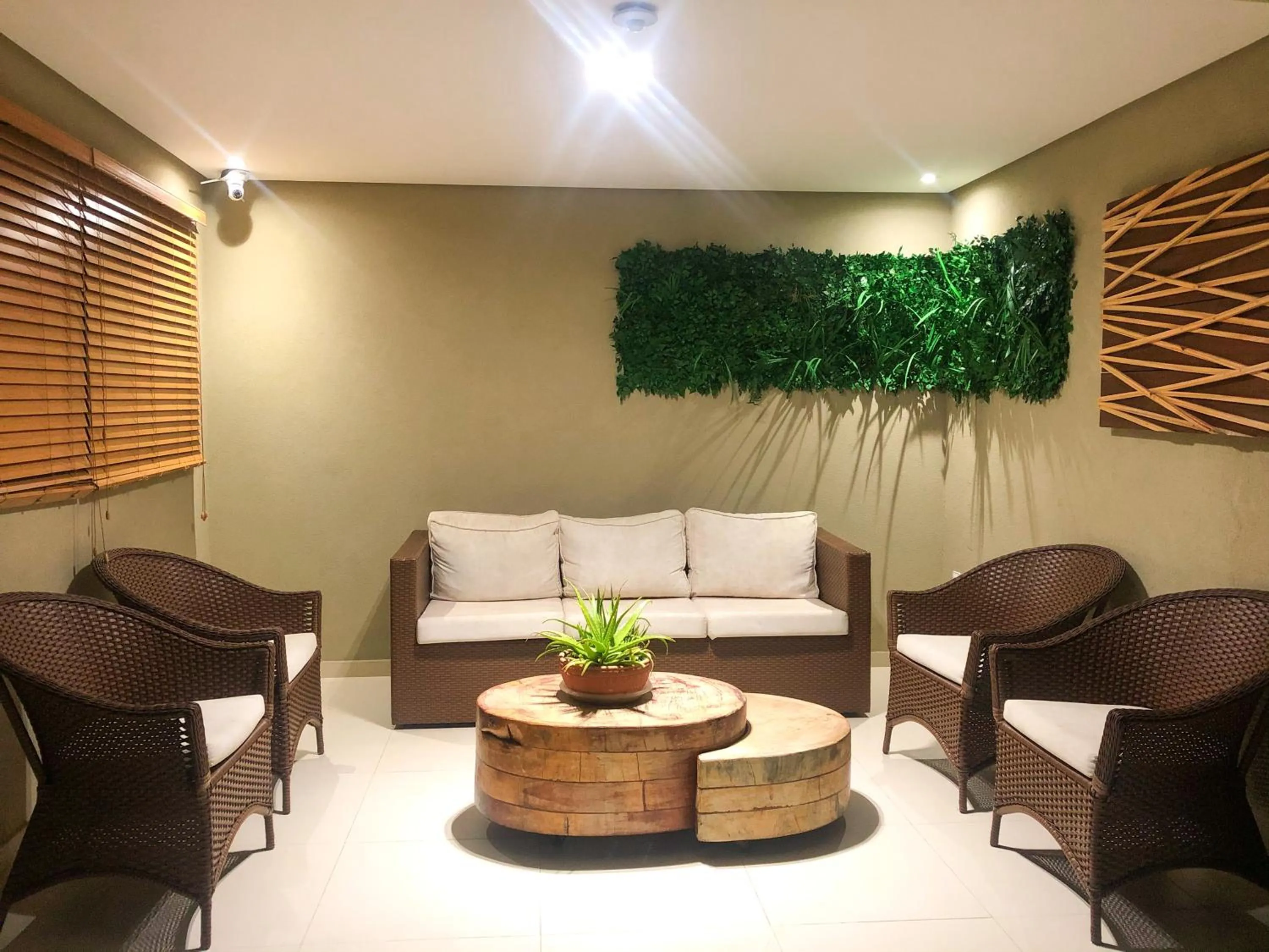 Seating area in Conde Hotel Maceió