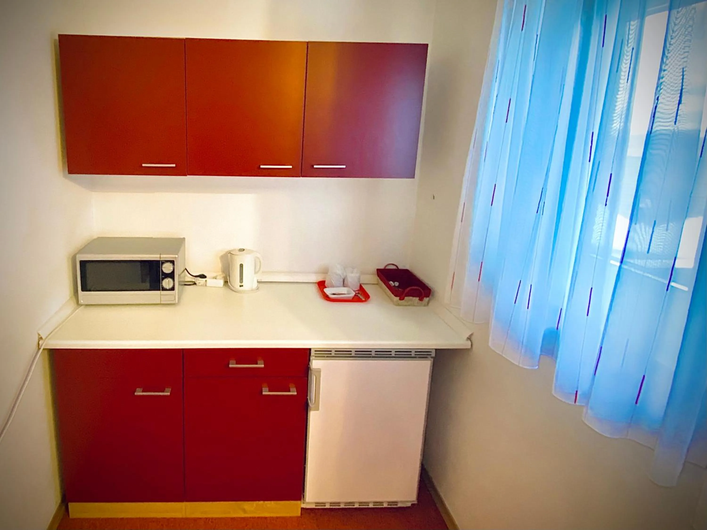 Kitchen or kitchenette in Meister BÄR HOTEL Am Wald