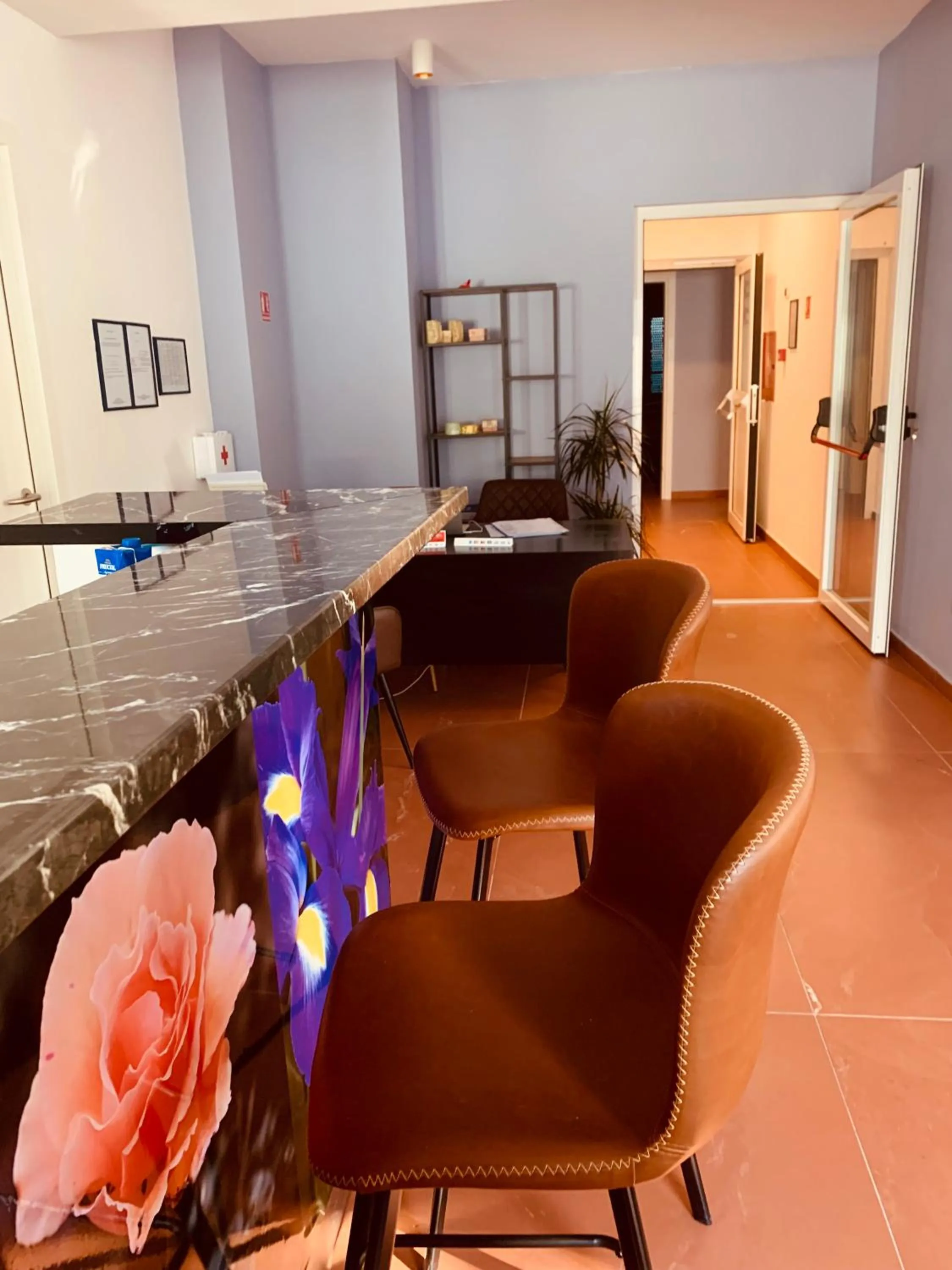 Lobby or reception in Hotel Elu Iris