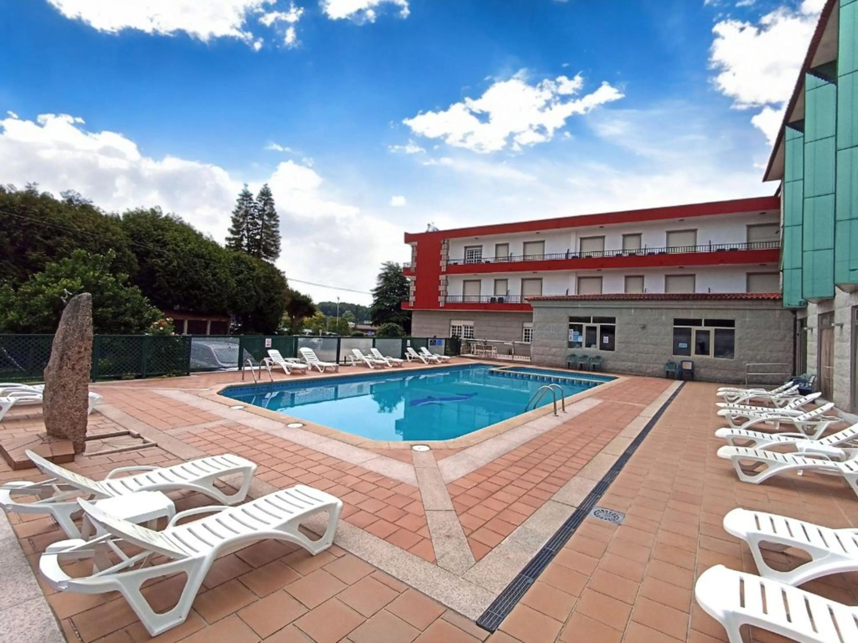 Swimming pool in Hotel Galaico Sanxenxo