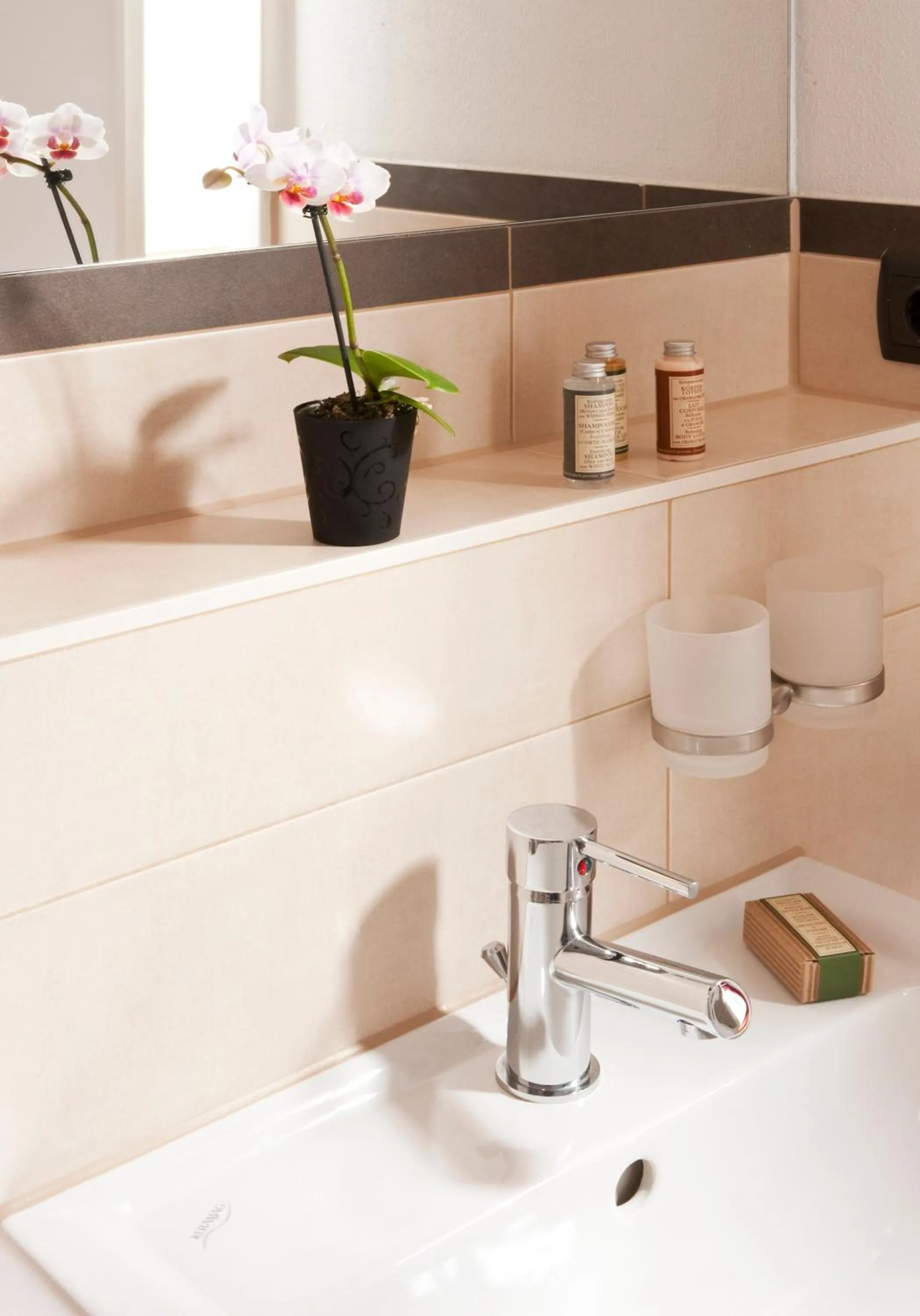 Bathroom in Hotel Merlin
