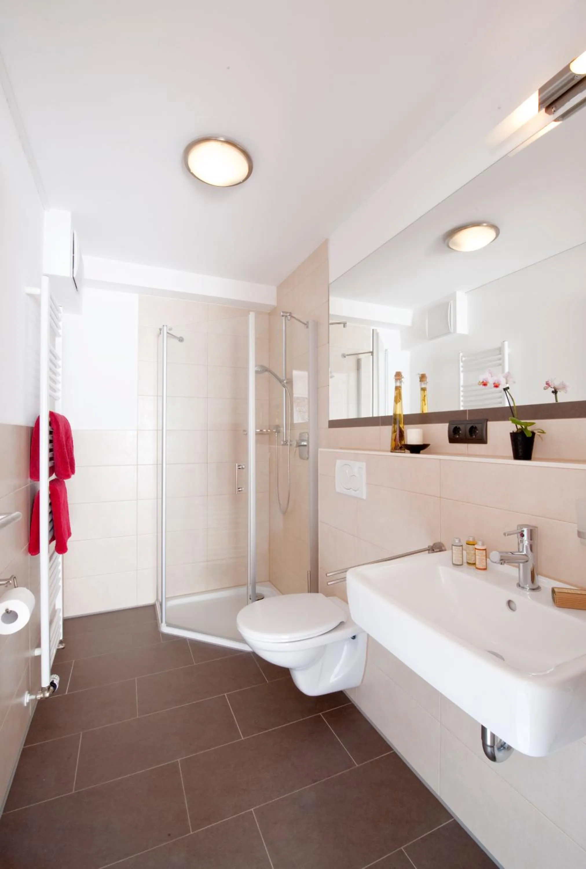 Shower in Hotel Merlin