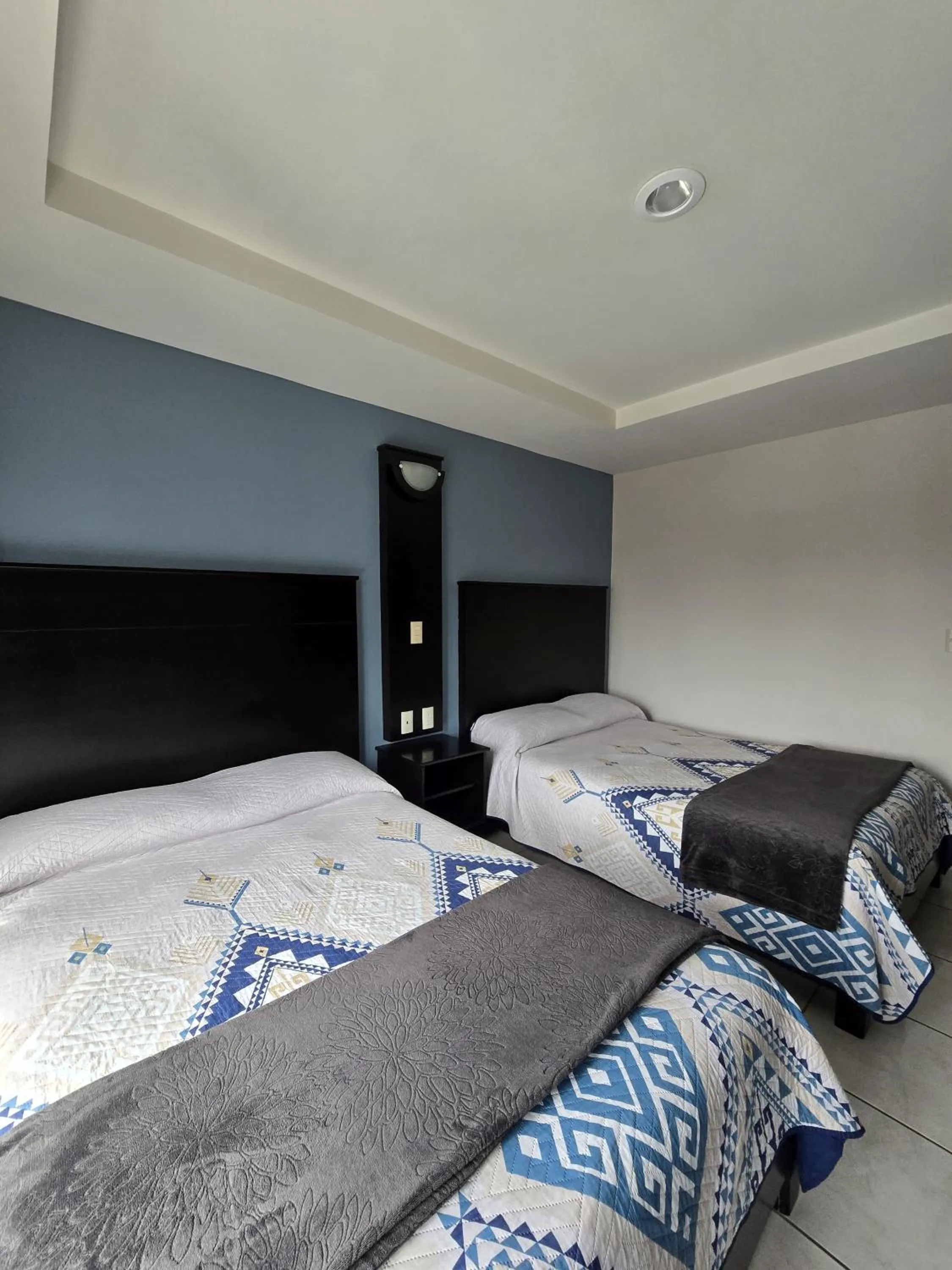 Bed in Hotel Santa Fe